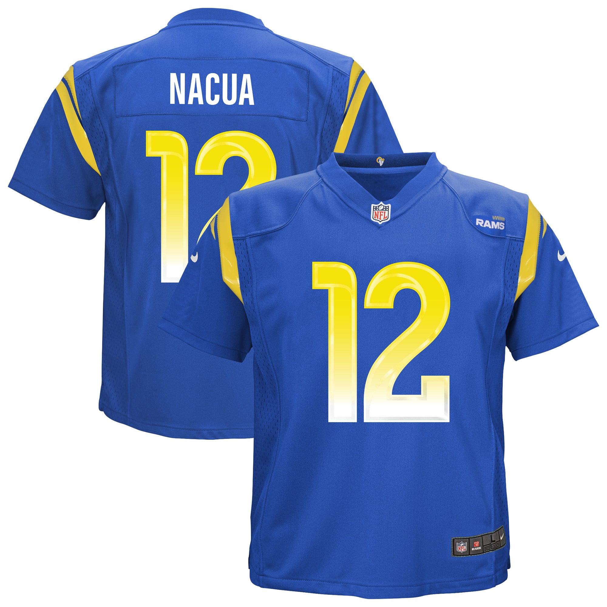 Puka Nacua Los Angeles Rams Preschool Game Jersey - Royal - Image 2