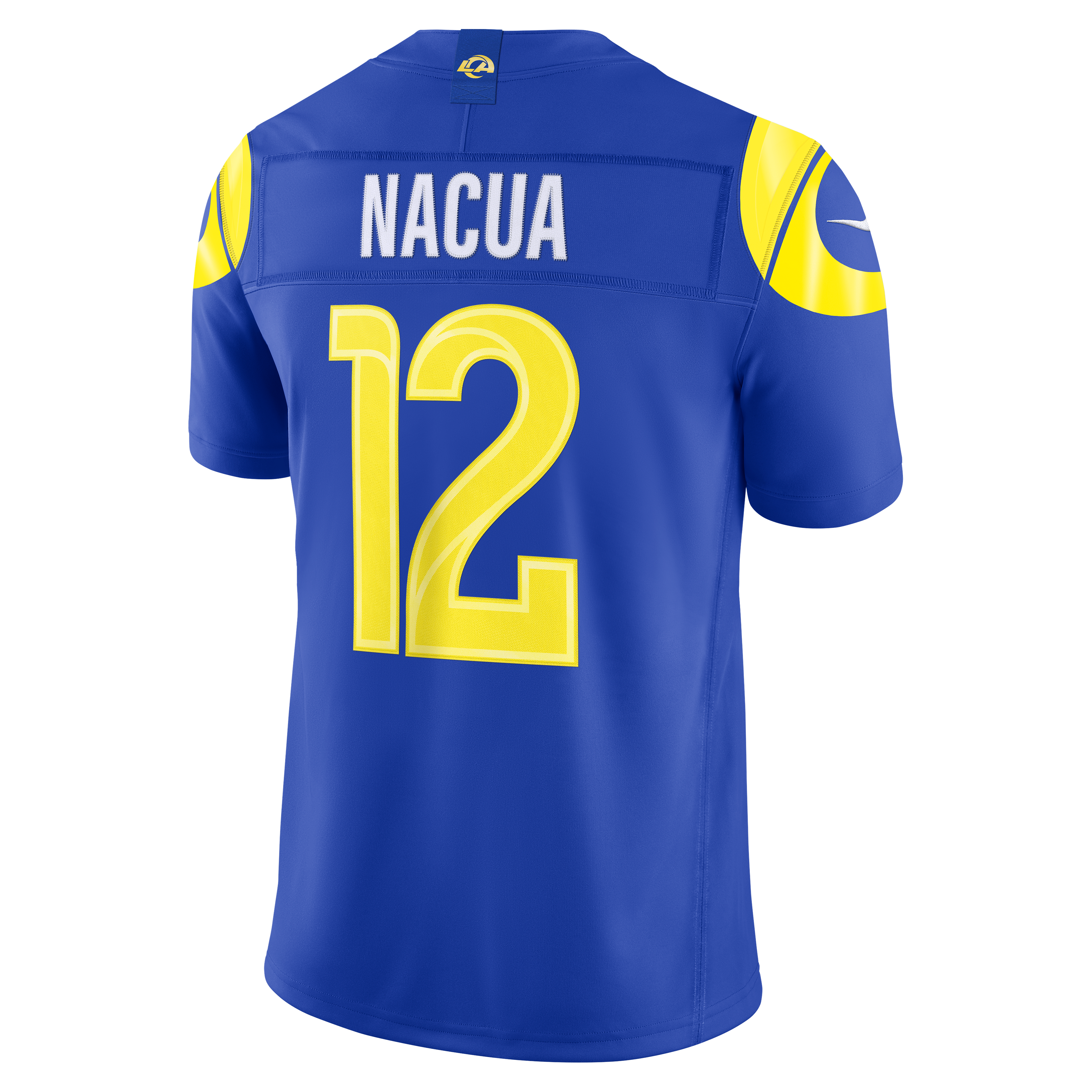 Puka Nacua Los Angeles Rams Team Vapor F.U.S.E. Stitched Limited Jersey - Royal - Image 4