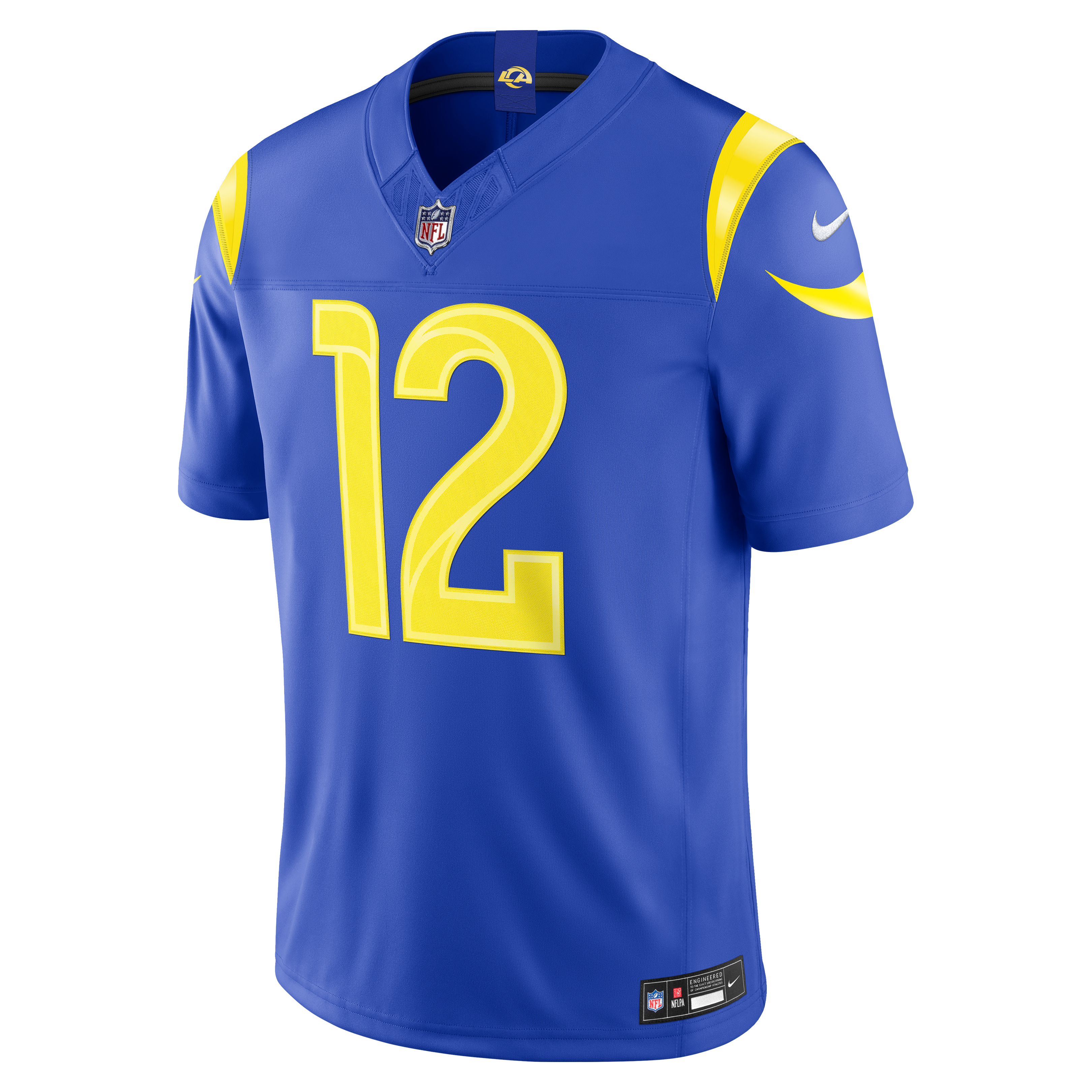 Puka Nacua Los Angeles Rams Team Vapor F.U.S.E. Stitched Limited Jersey - Royal - Image 3