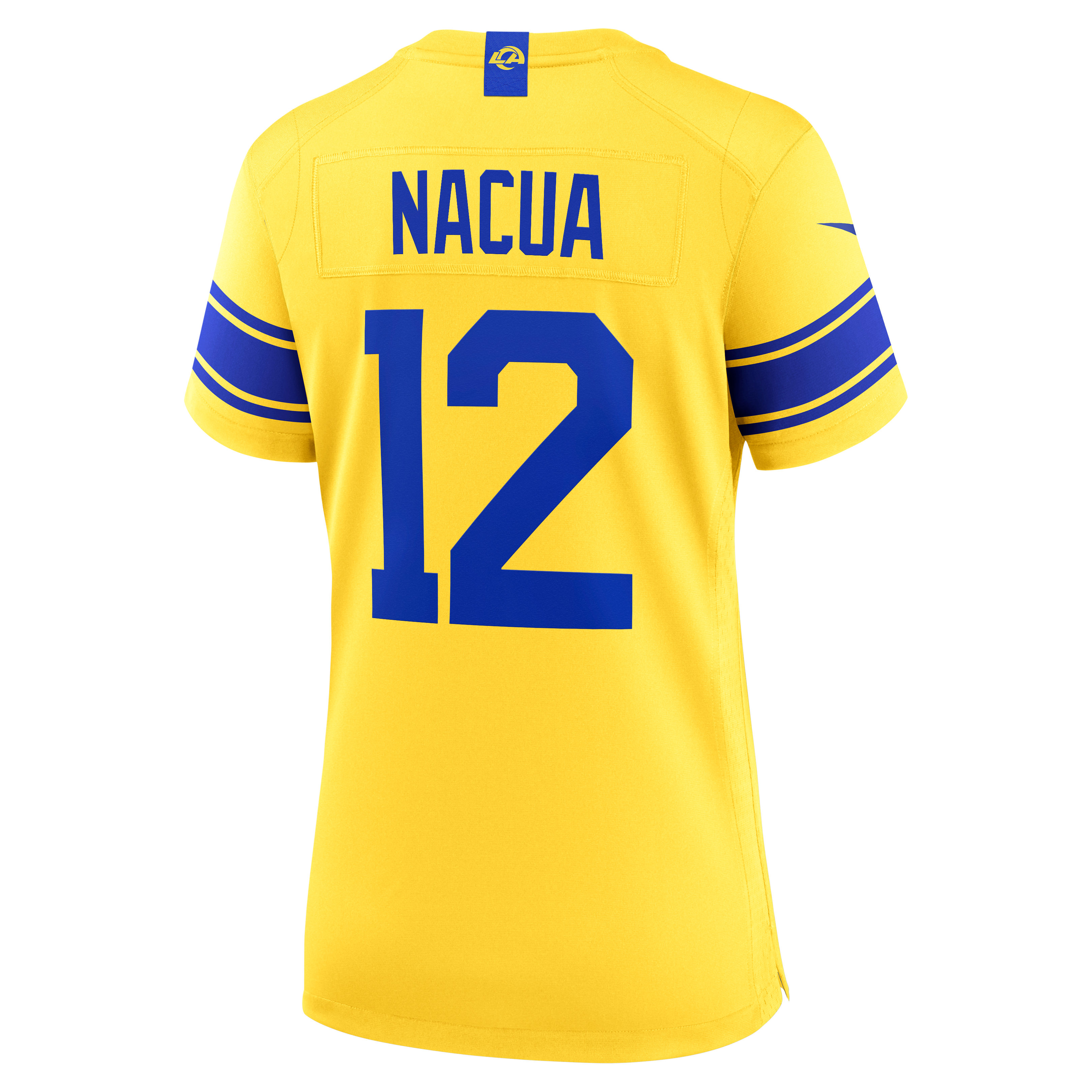 Puka Nacua Los Angeles Rams Women's Game Jersey - Gold - Image 4