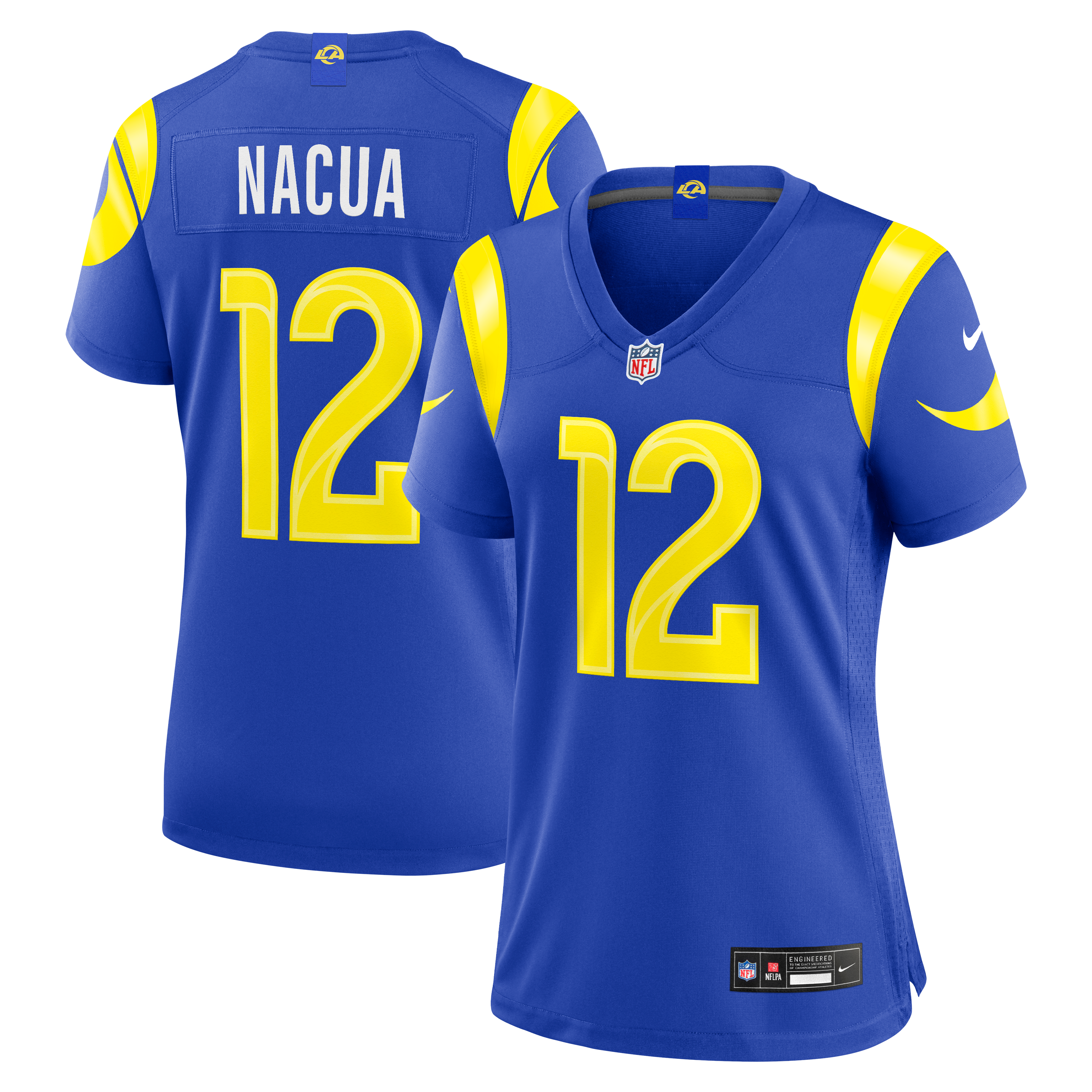 Puka Nacua Los Angeles Rams Women's Game Jersey - Royal