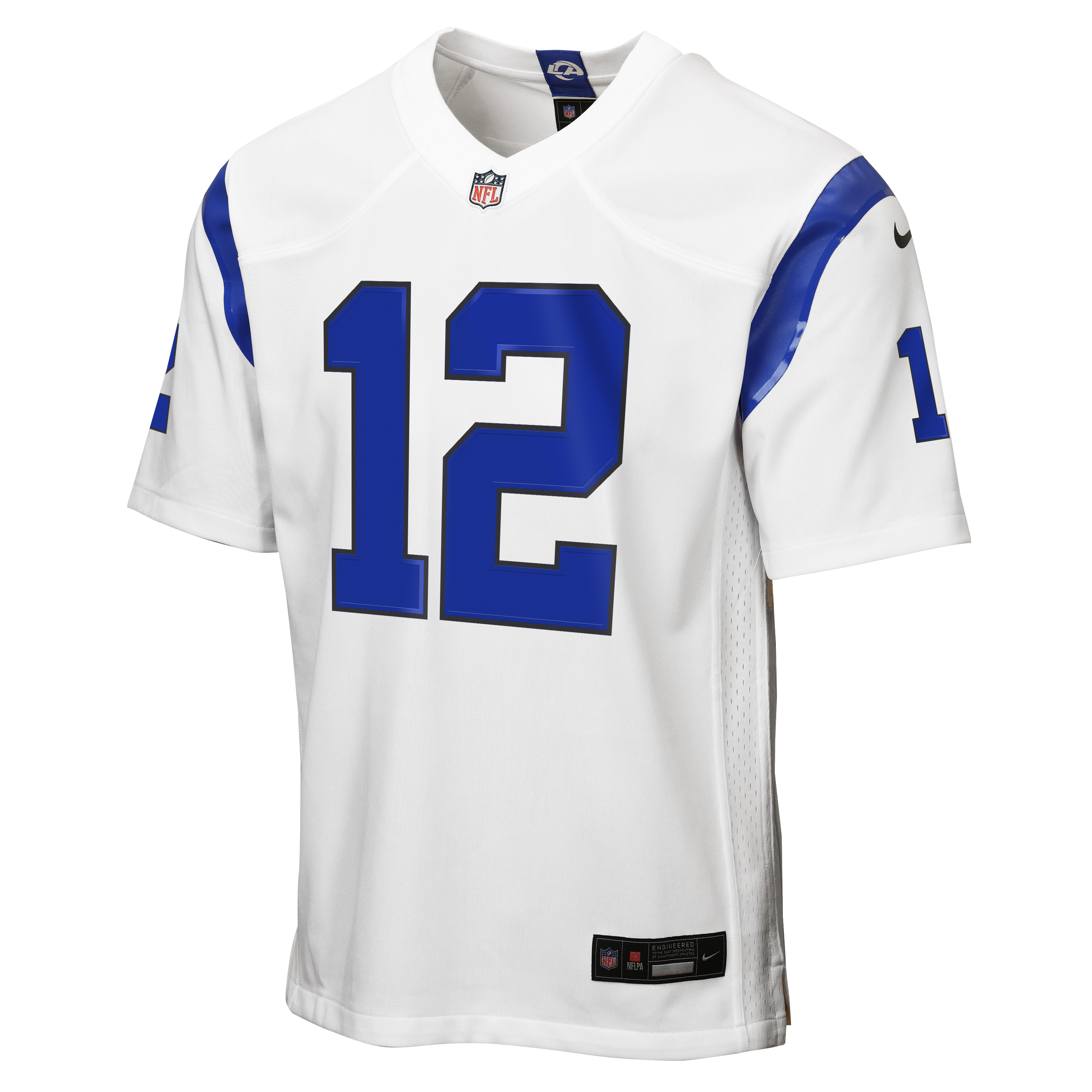 Puka Nacua Los Angeles Rams Youth Fearsome White Game Jersey - Image 3