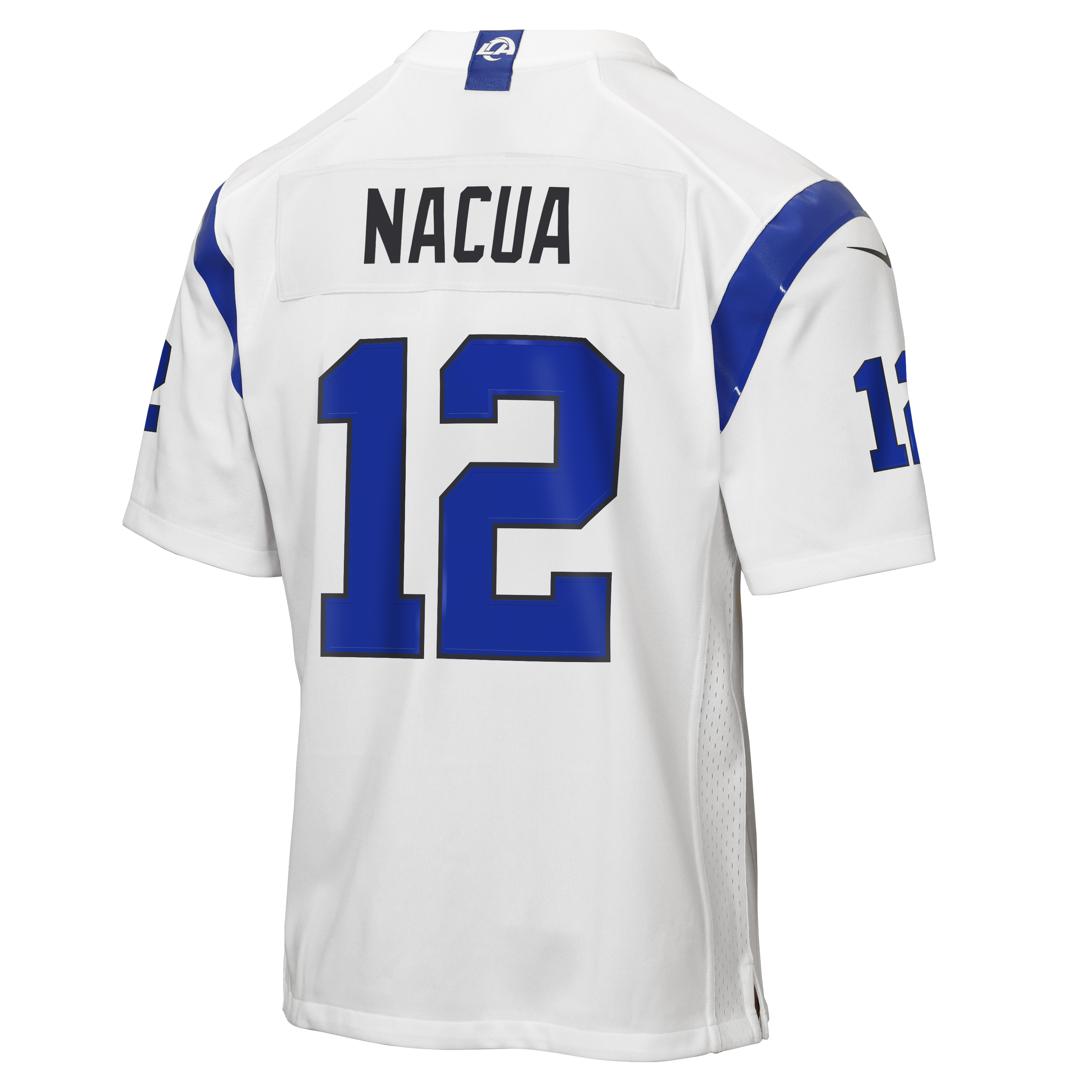 Puka Nacua Los Angeles Rams Youth Fearsome White Game Jersey - Image 4
