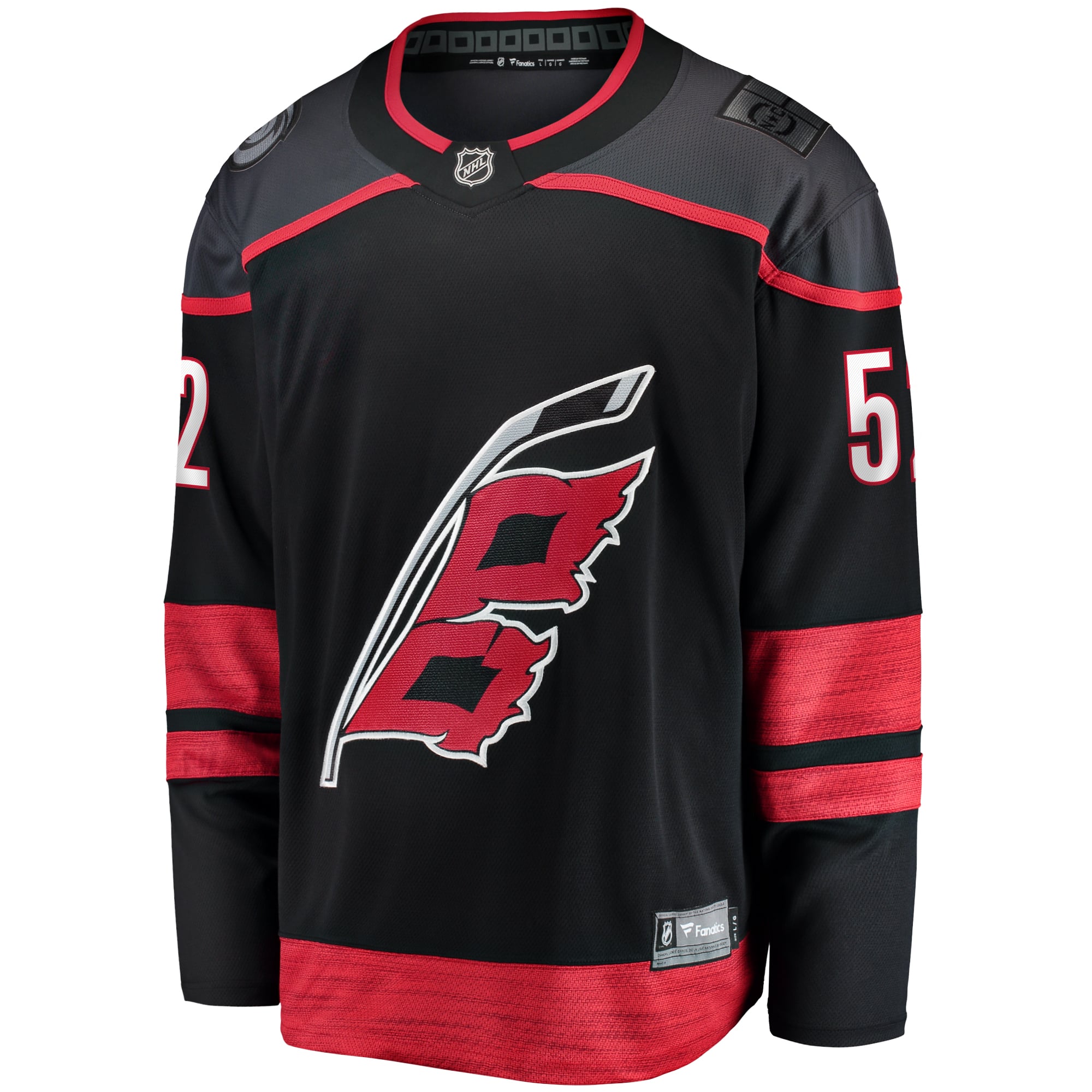Pyotr Kochetkov Carolina Hurricanes Home Premier Breakaway Player Jersey - Black - Image 3