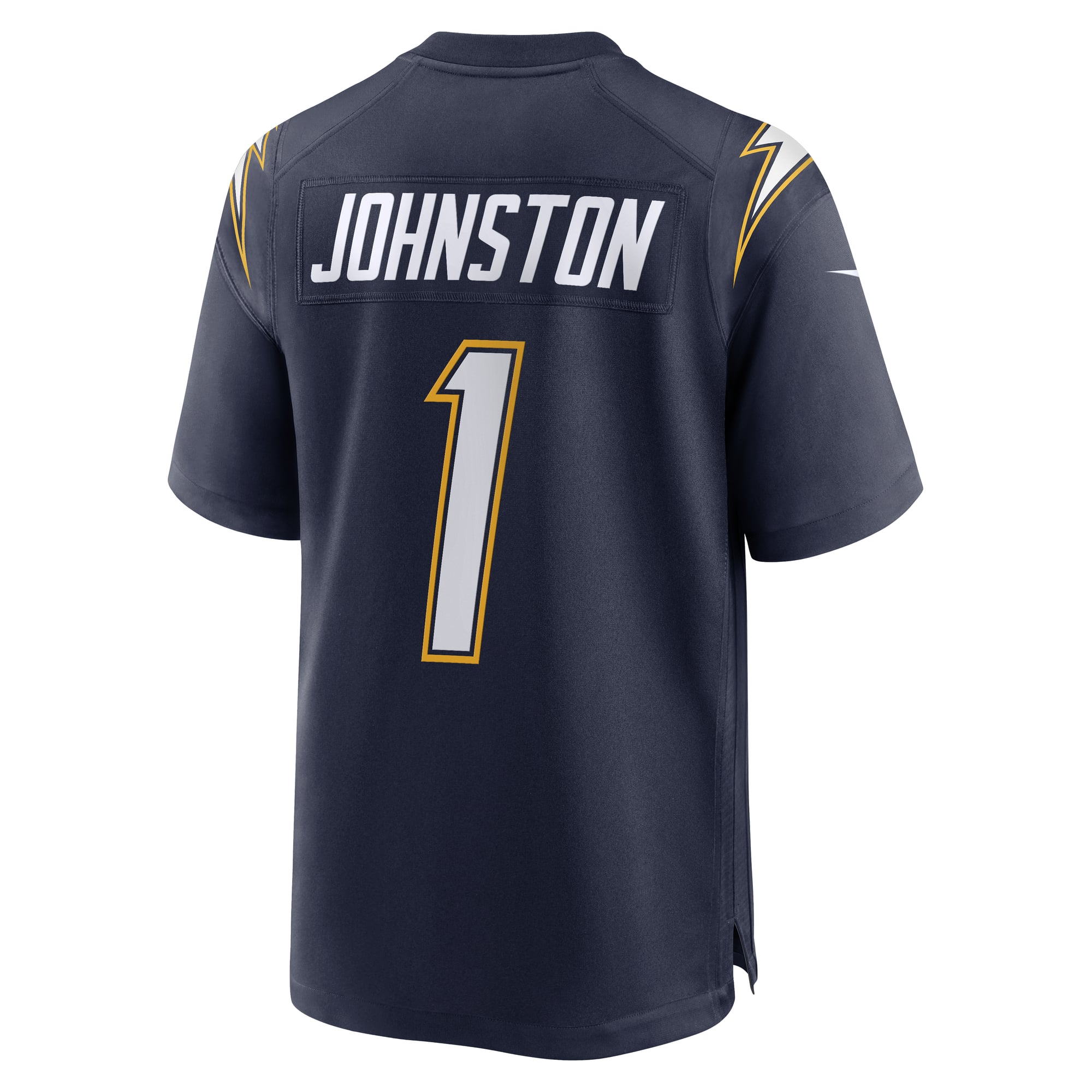 Quentin Johnston Los Angeles Chargers Alternate Super Chargers Game Player Jersey - Navy - Image 4