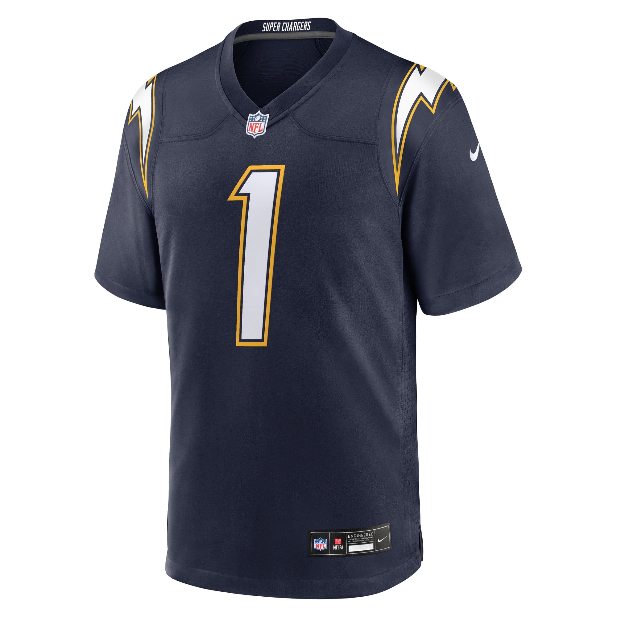 Quentin Johnston Los Angeles Chargers Game Player Jersey - Navy - Image 3