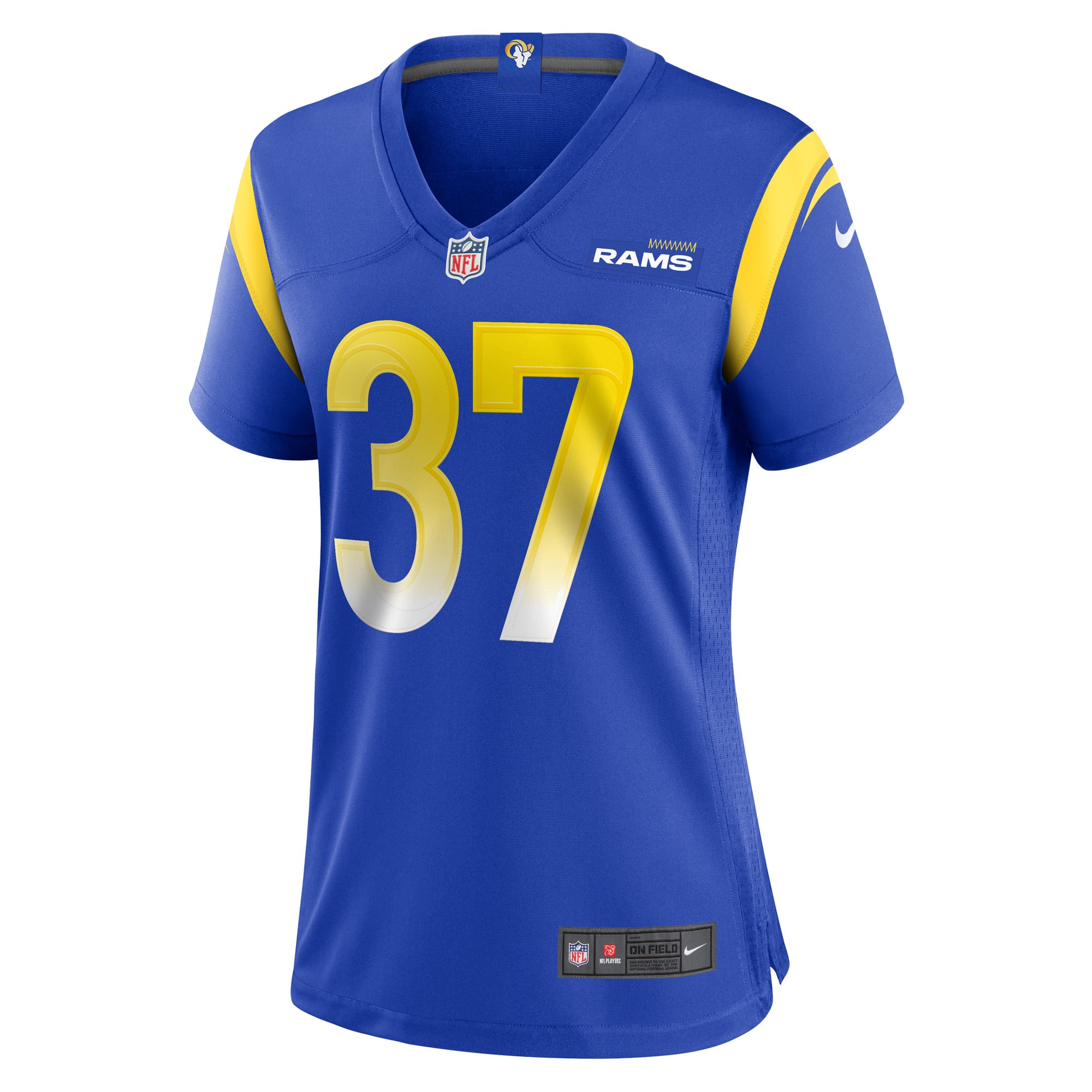 Quentin Lake Los Angeles Rams Women's Game Player Jersey - Royal - Image 3