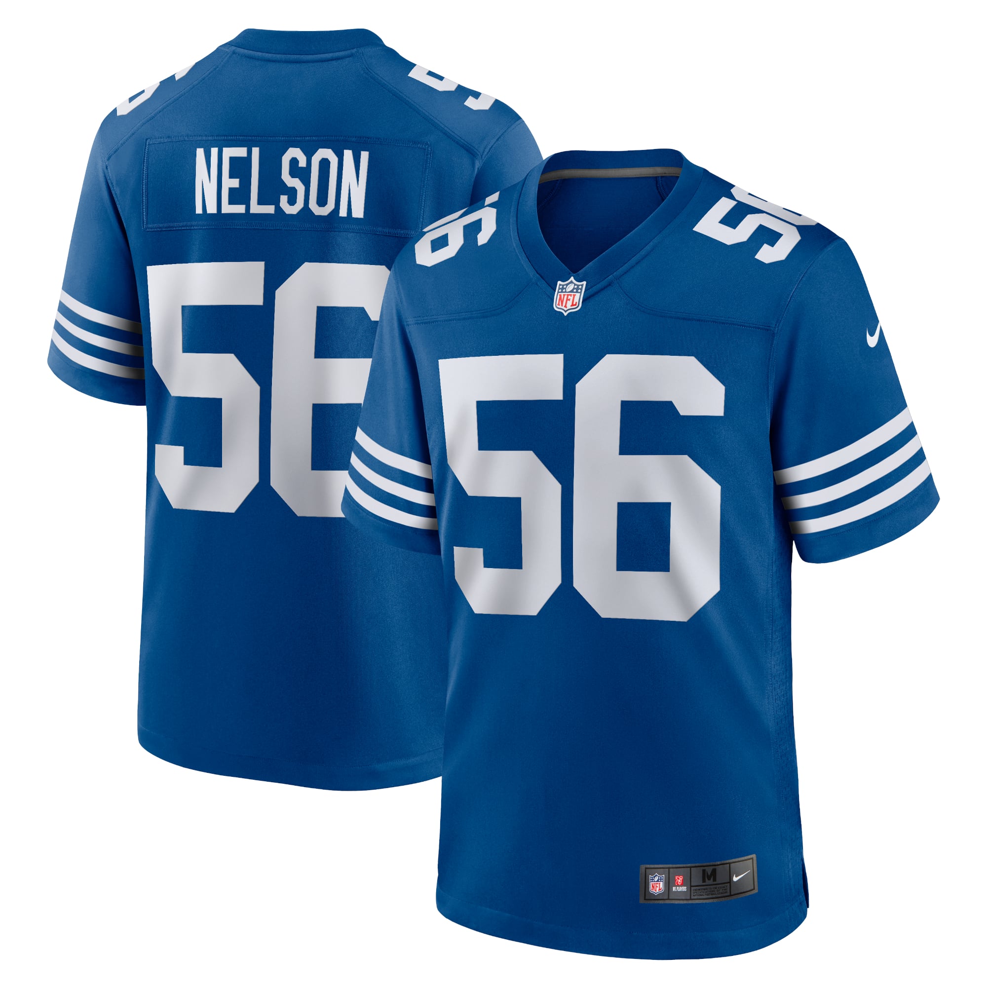 Quenton Nelson Indianapolis Colts Alternate Game Jersey - Royal - Image 2