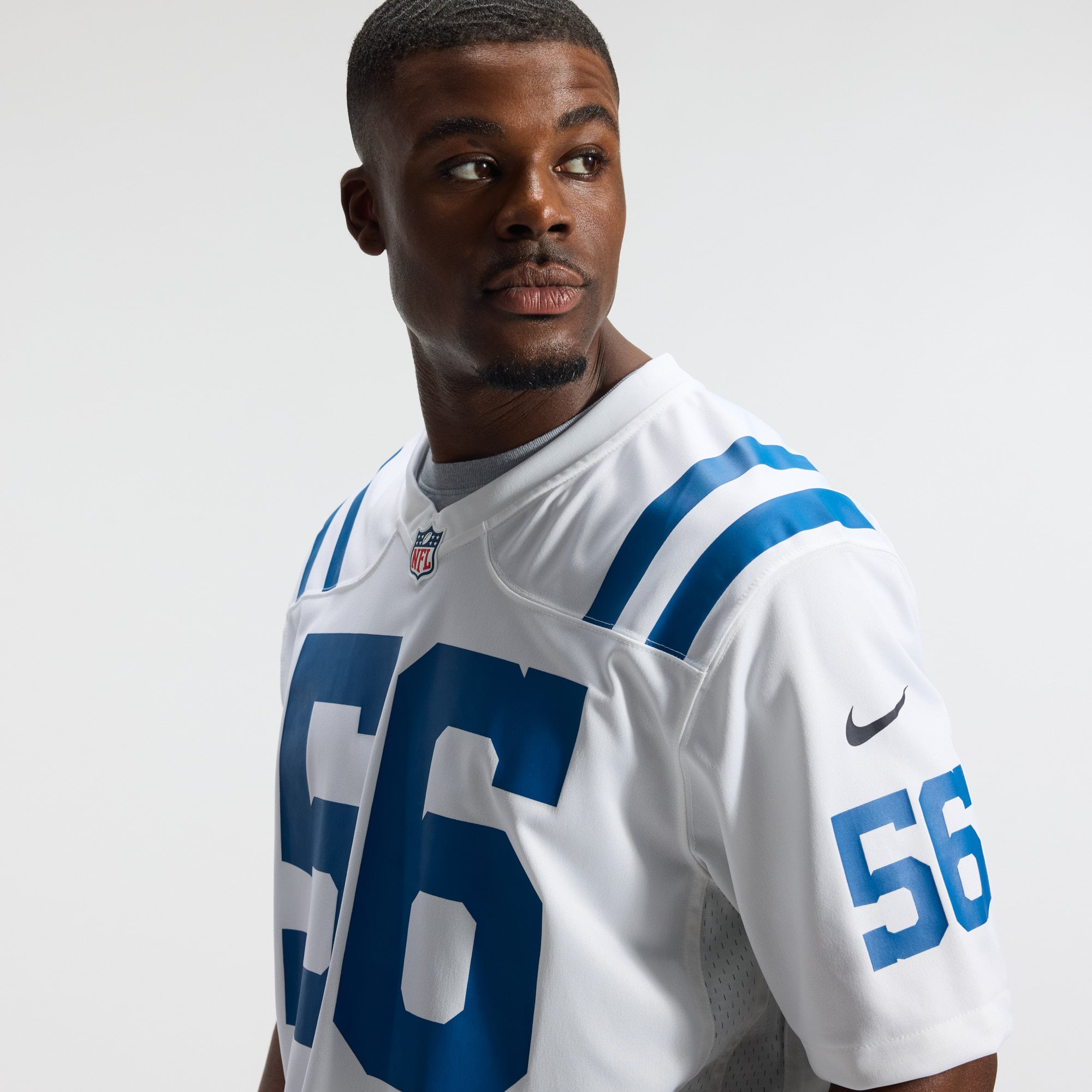 Quenton Nelson Indianapolis Colts Game Player Jersey - White - Image 12