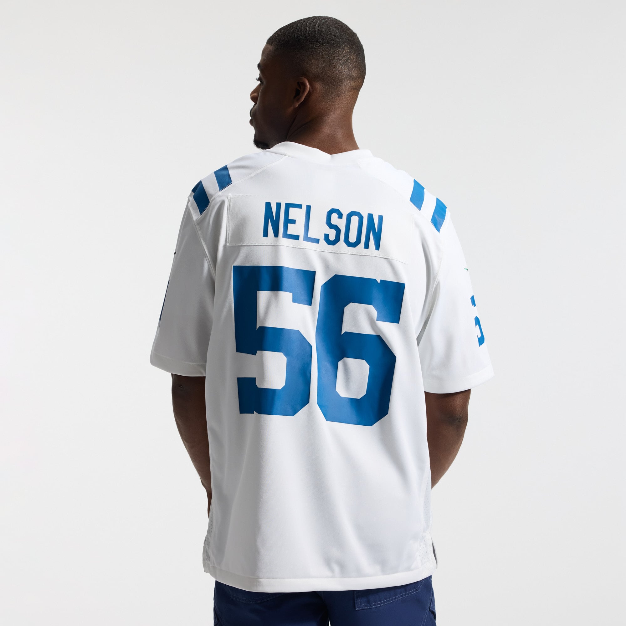 Quenton Nelson Indianapolis Colts Game Player Jersey - White - Image 5