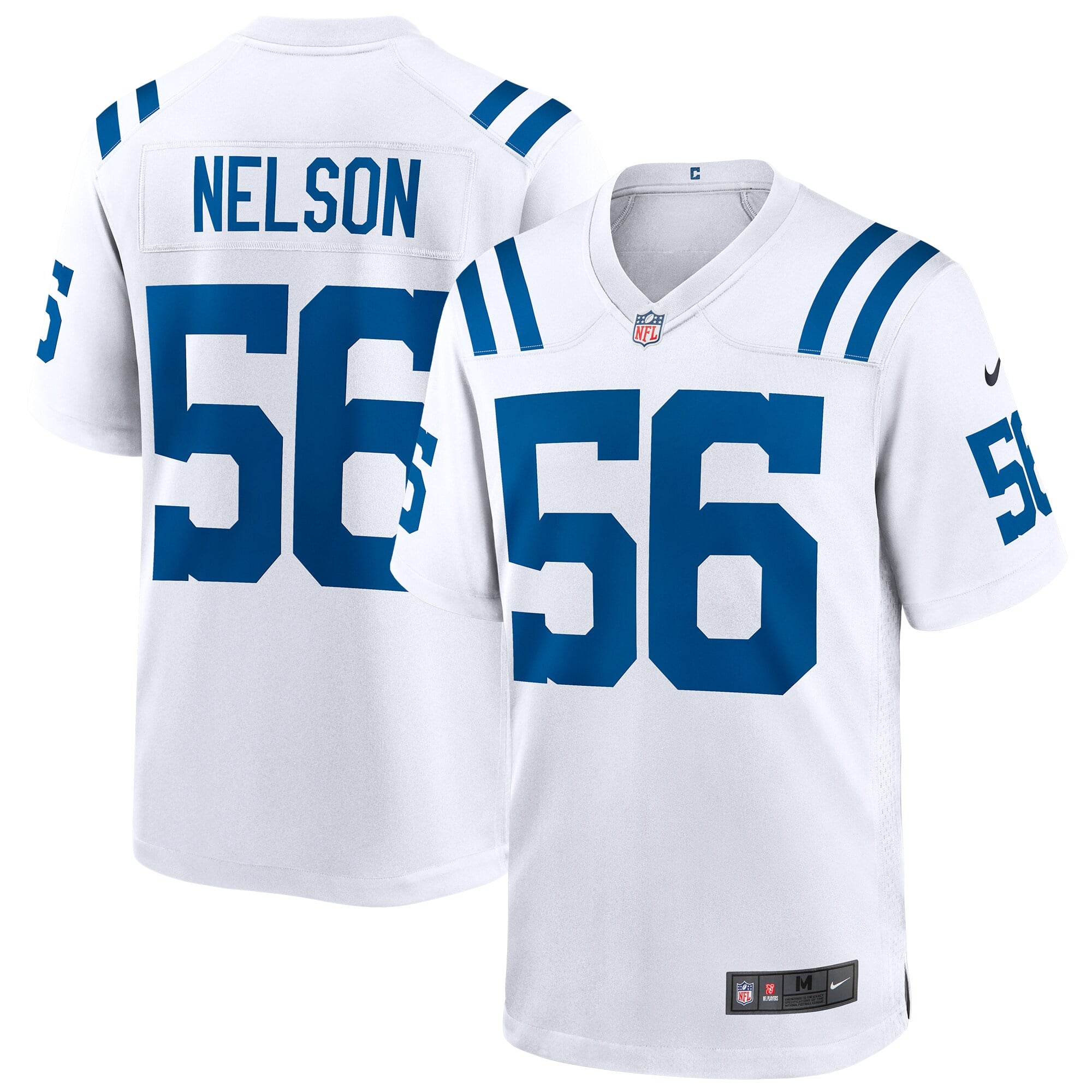 Quenton Nelson Indianapolis Colts Game Player Jersey - White - Image 2
