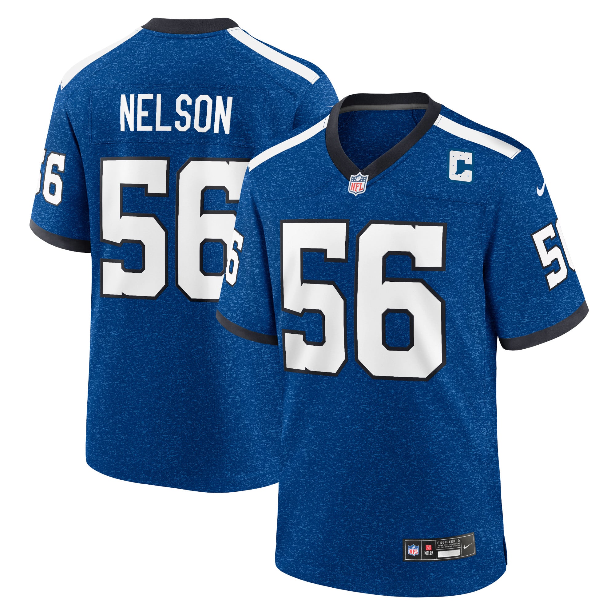 Quenton Nelson Indianapolis Colts Indiana Nights Alternate Game Jersey - Royal - Image 2