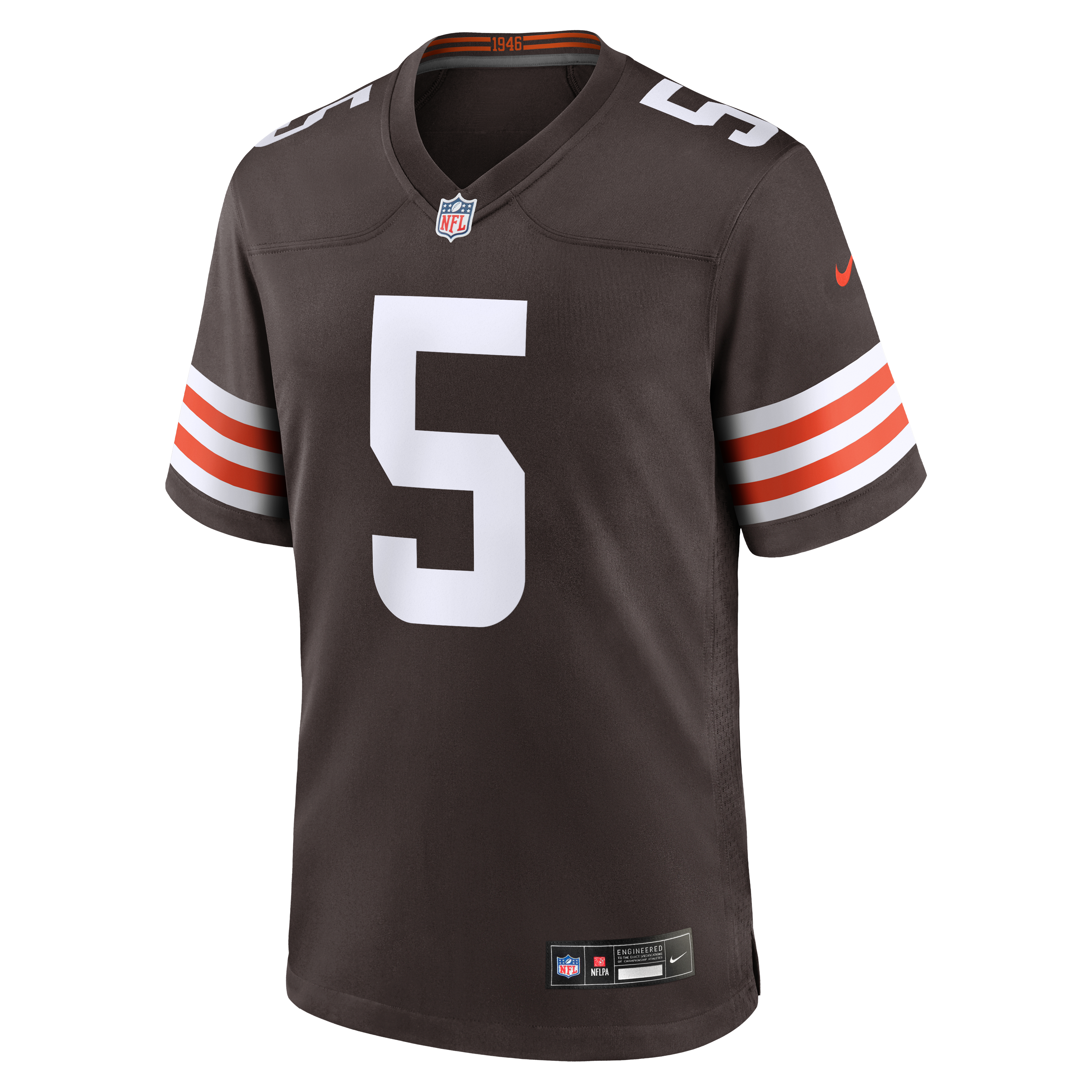 Quincy Williams Cleveland Browns Team Game Jersey - Brown - Image 4