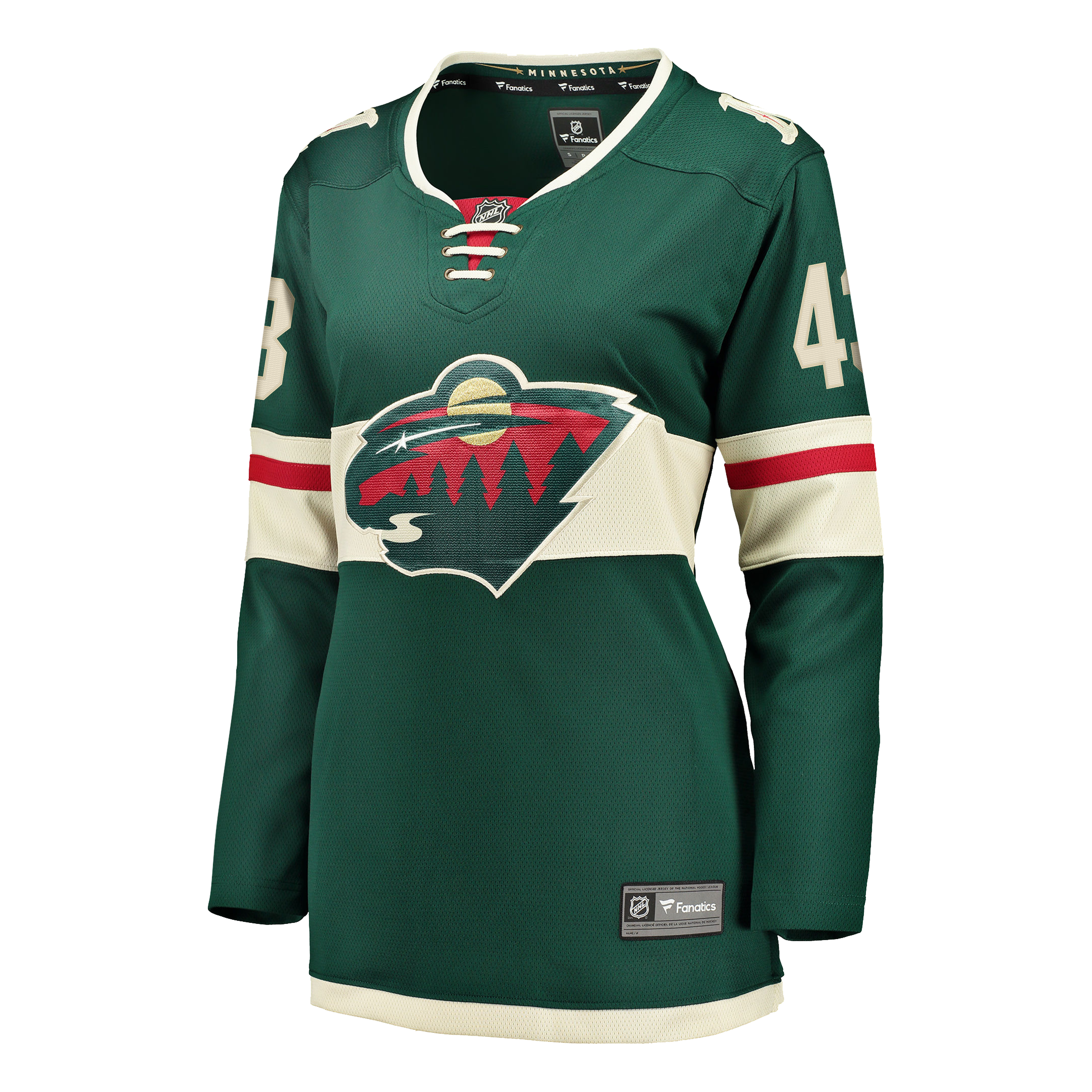 Quinn Hughes Minnesota Wild Women's Home Breakaway Jersey - Green - Image 3