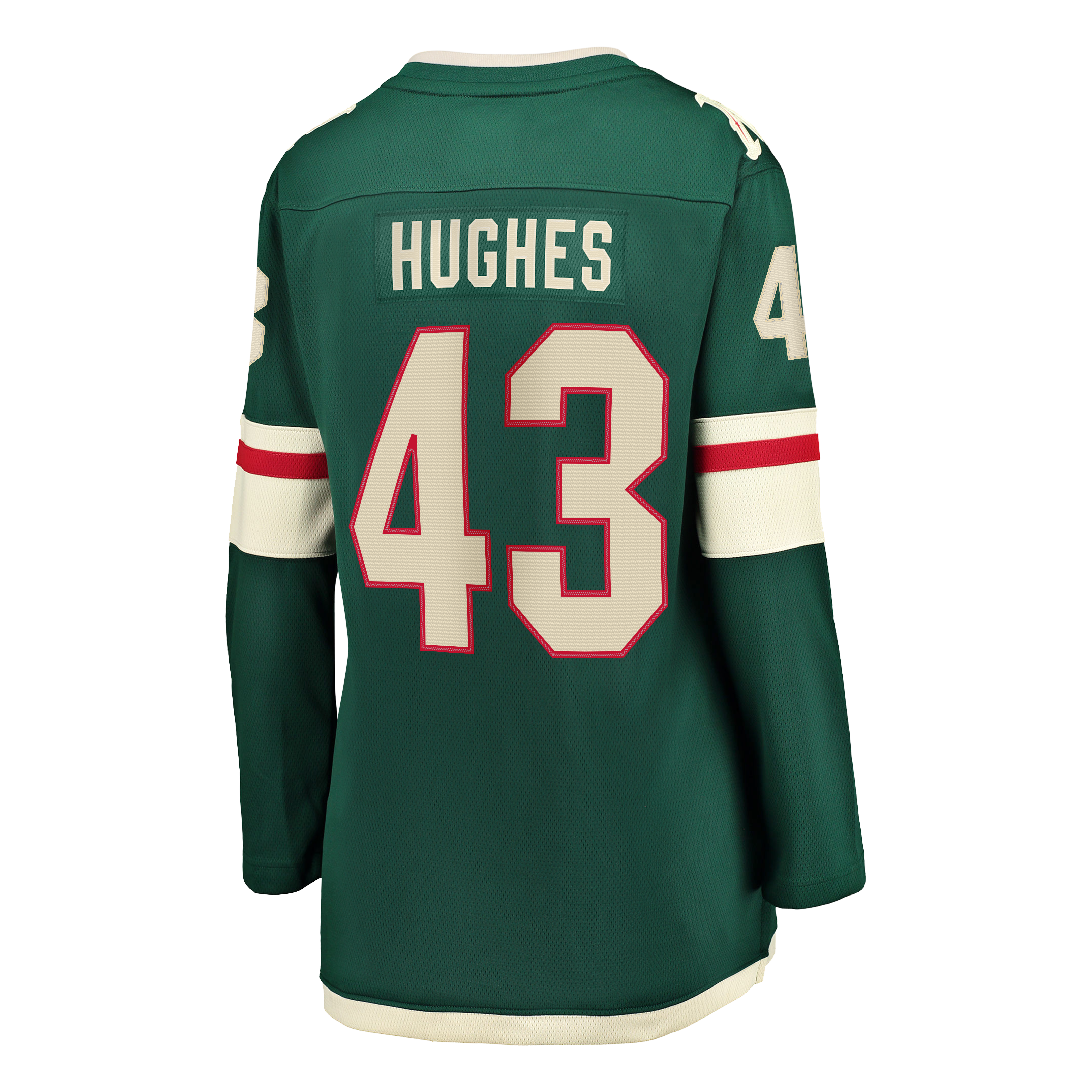 Quinn Hughes Minnesota Wild Women's Home Breakaway Jersey - Green - Image 4