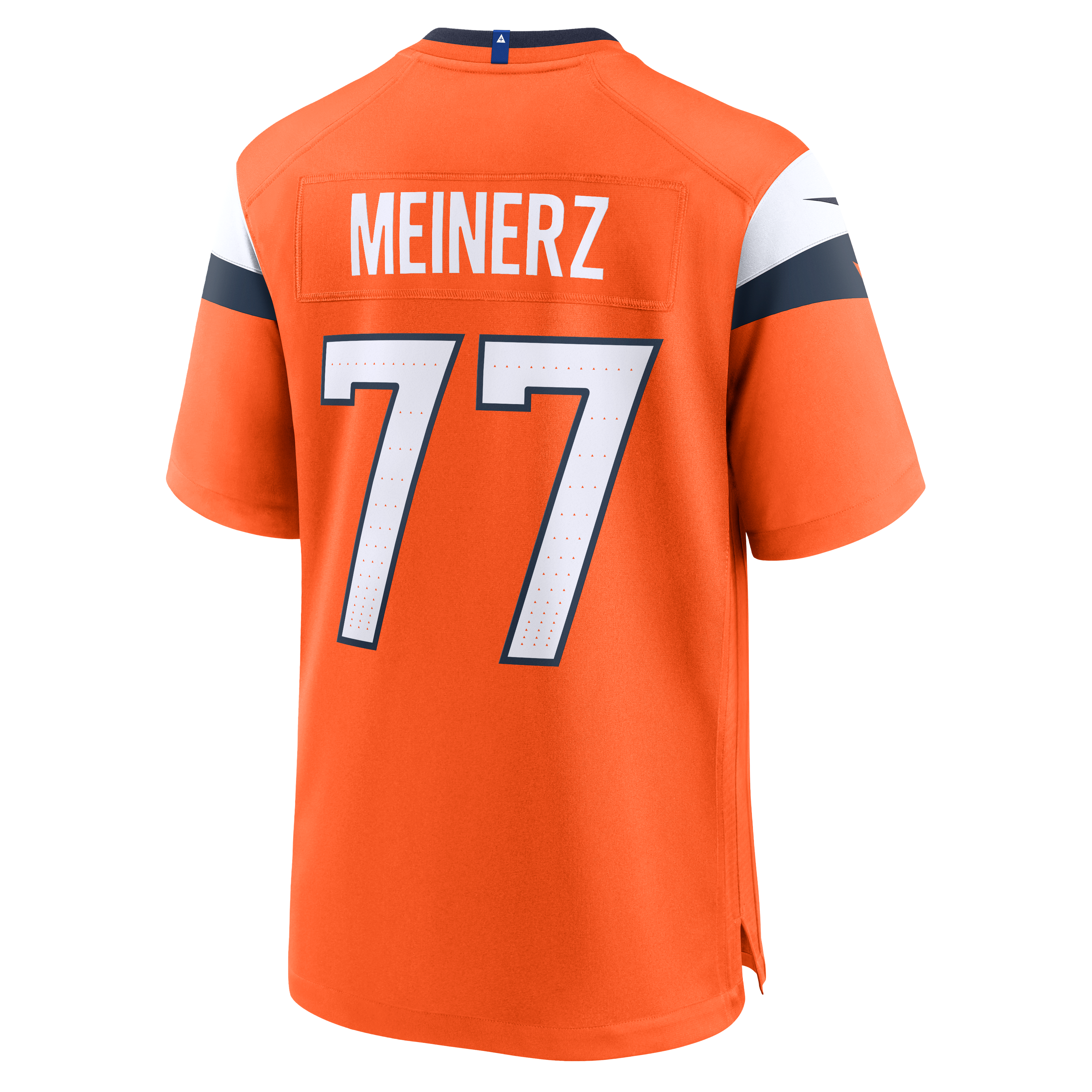 Quinn Meinerz Denver Broncos Team Game Jersey - Orange - Image 4