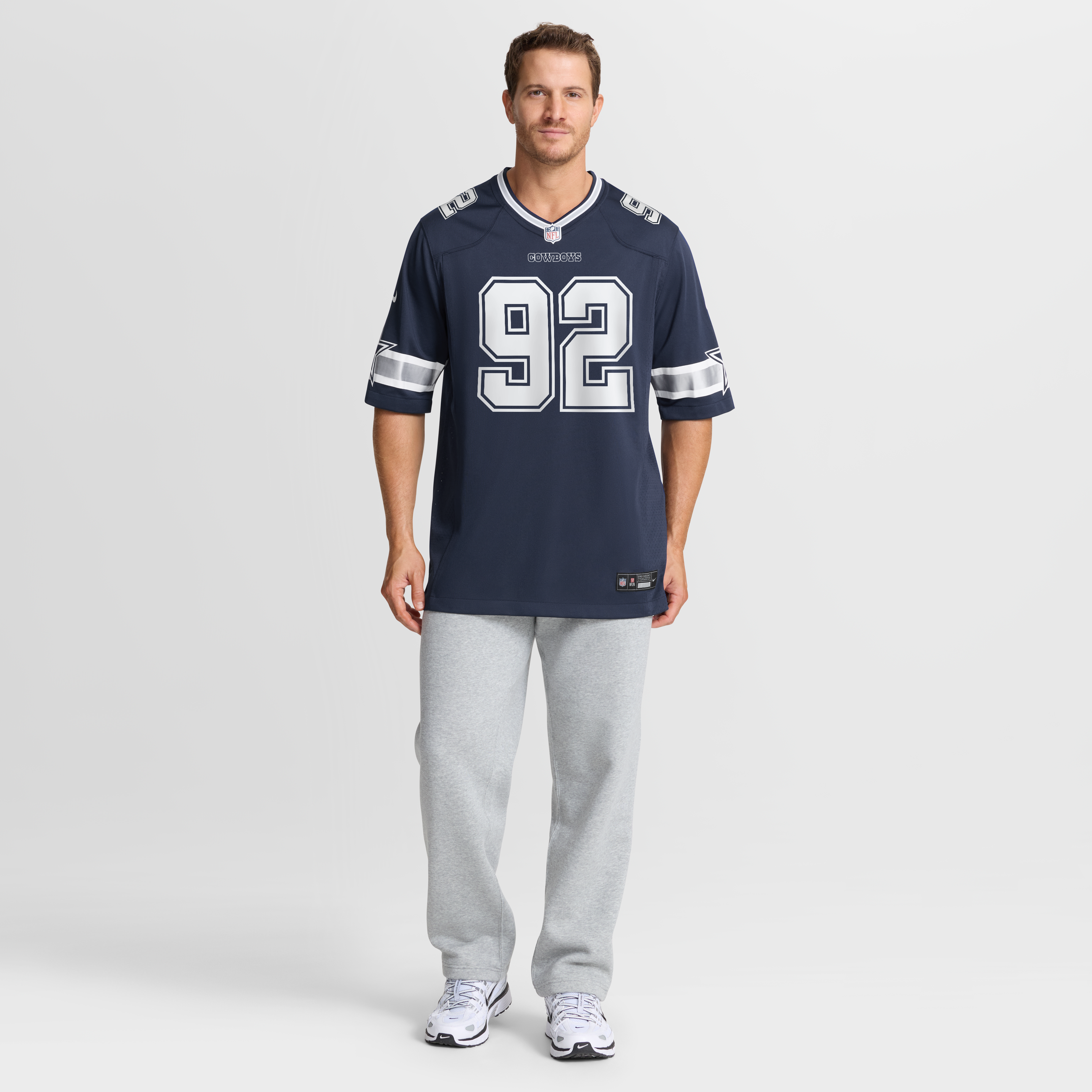 Quinnen Williams Dallas Cowboys Team Game Jersey - Navy - Image 8