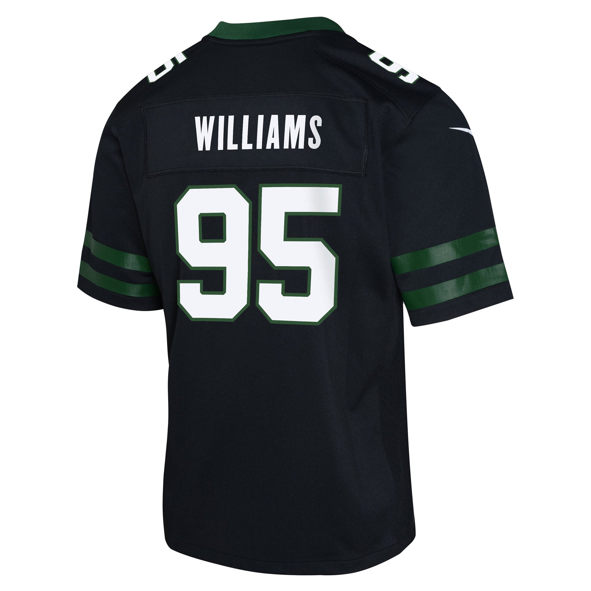 Quinnen Williams New York Jets Youth Game Jersey - Black - Image 4
