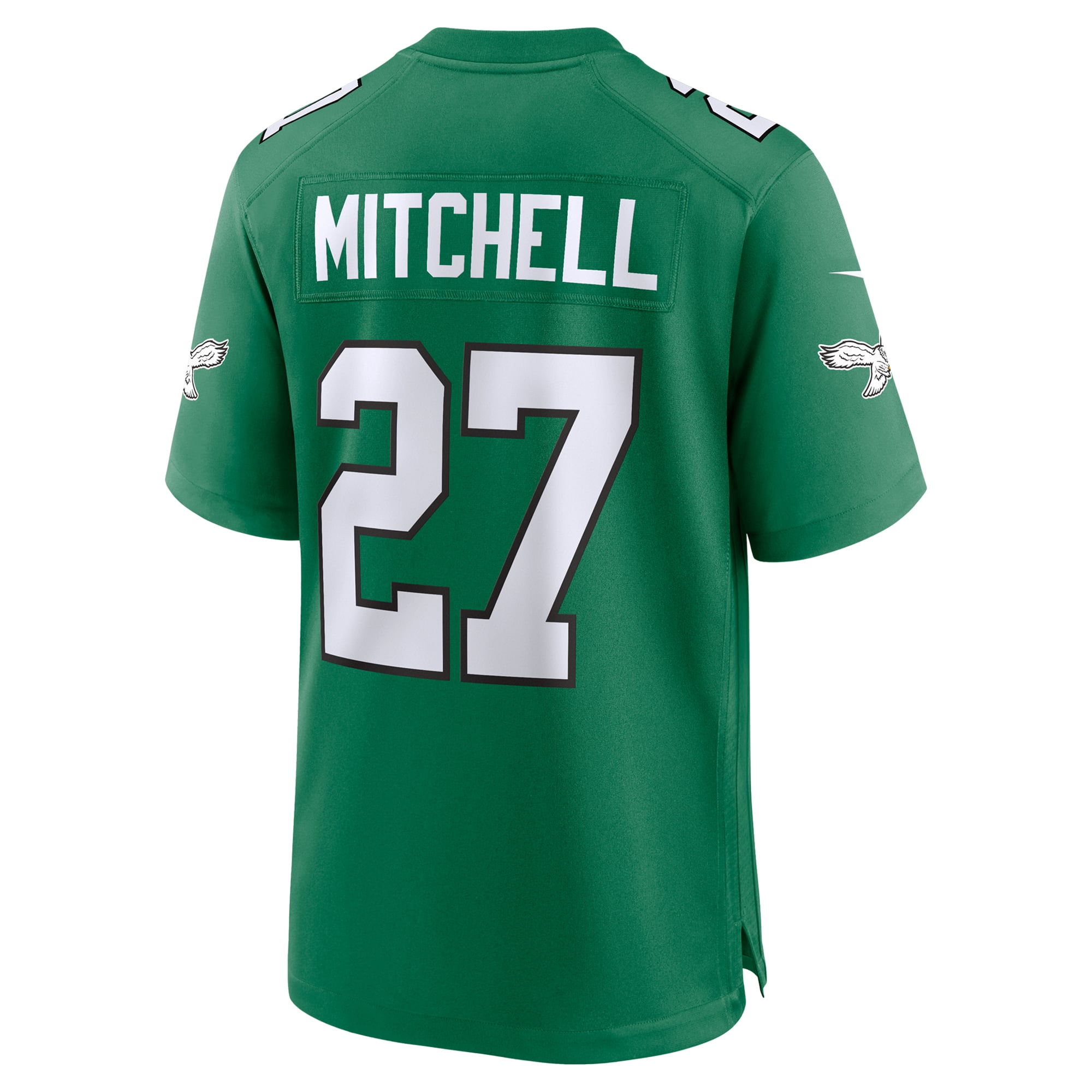 Quinyon Mitchell Philadelphia Eagles Alternate Game Jersey - Kelly Green - Kelly Green - Image 4