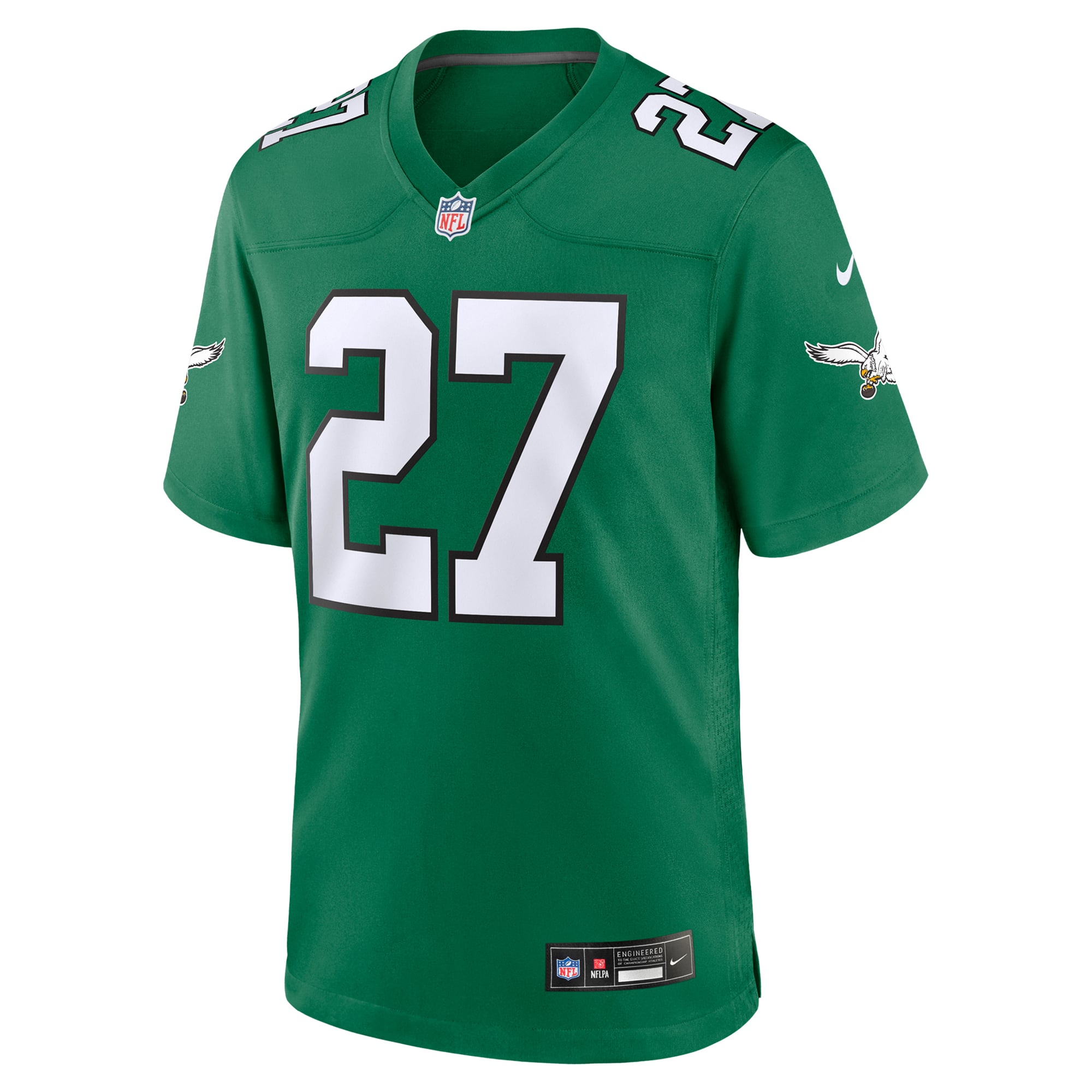 Quinyon Mitchell Philadelphia Eagles Alternate Game Jersey - Kelly Green - Kelly Green - Image 3