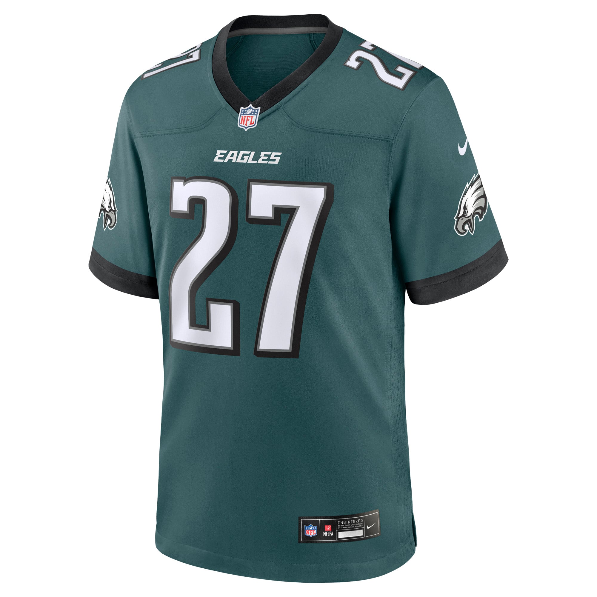 Quinyon Mitchell Philadelphia Eagles Player Game Jersey - Midnight Green - Image 3