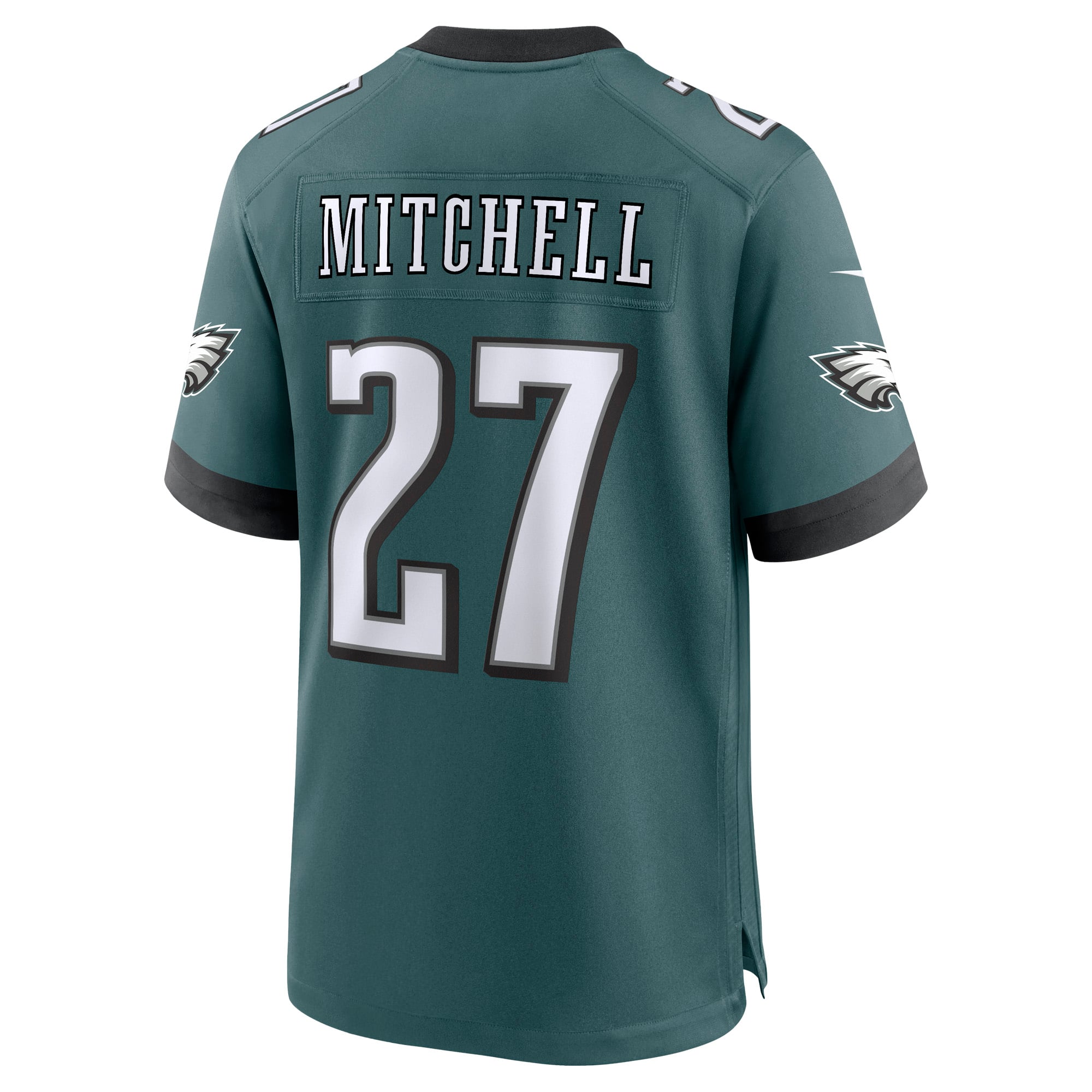 Quinyon Mitchell Philadelphia Eagles Player Game Jersey - Midnight Green - Image 4