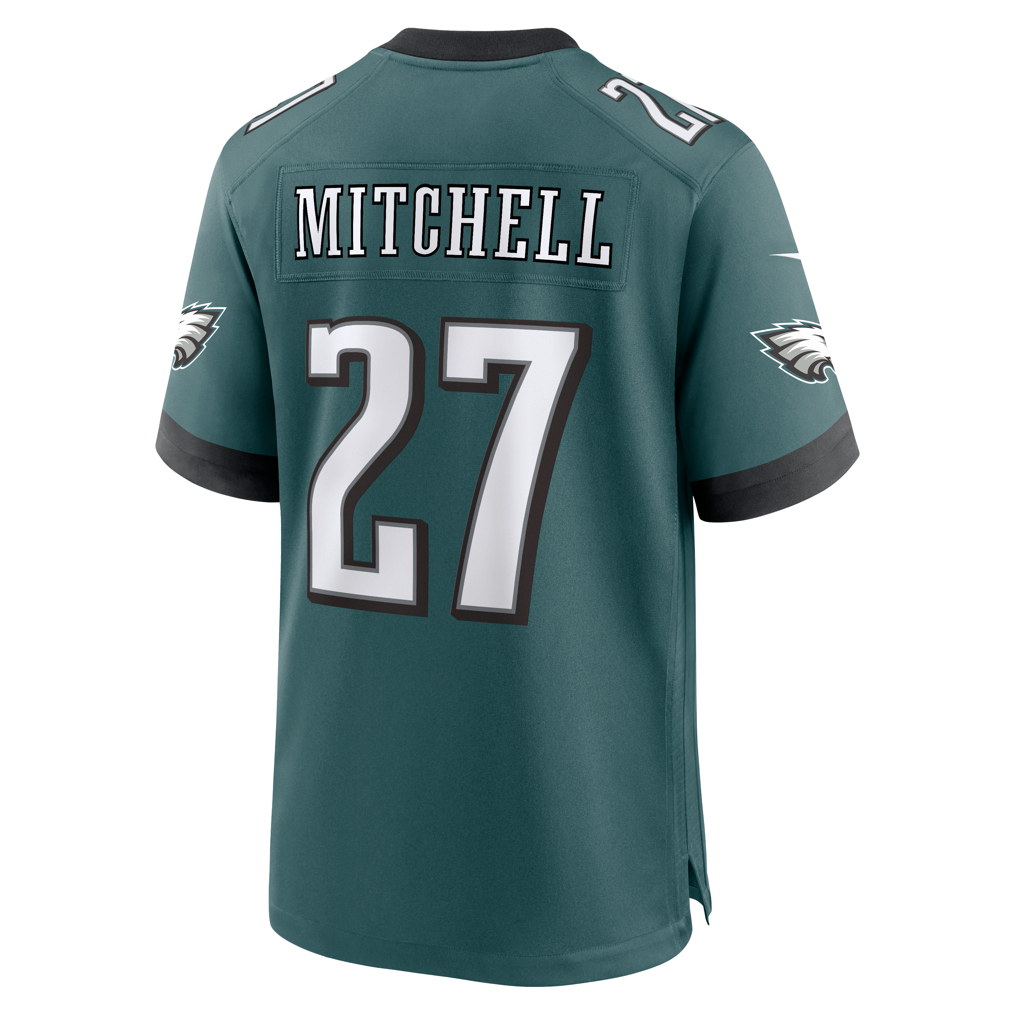 Quinyon Mitchell Philadelphia Eagles Team Game Jersey - Midnight Green - Image 4