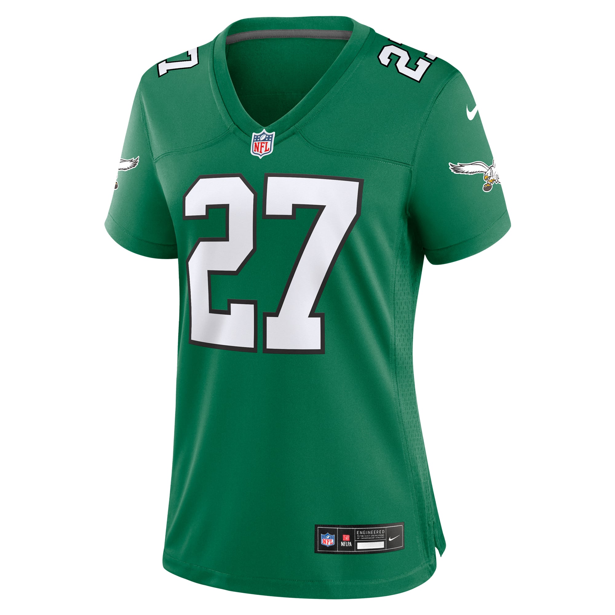 Quinyon Mitchell Philadelphia Eagles Women's Alternate Game Jersey - Kelly Green - Image 3