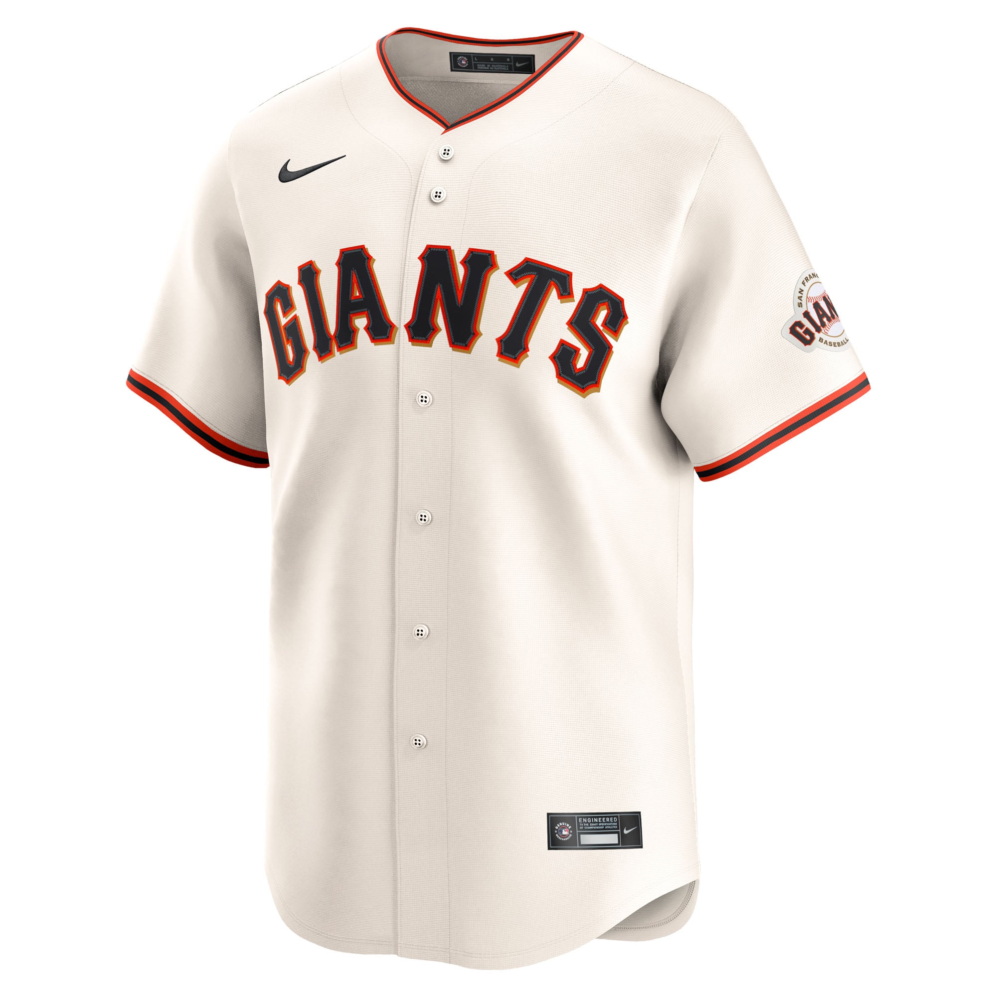 Rafael Devers San Francisco Giants Home Limited Player Jersey - Cream - Image 3