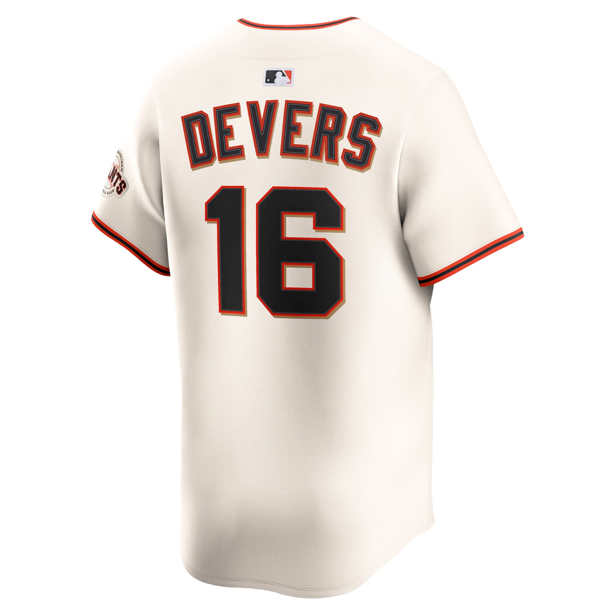 Rafael Devers San Francisco Giants Home Limited Player Jersey - Cream - Image 4
