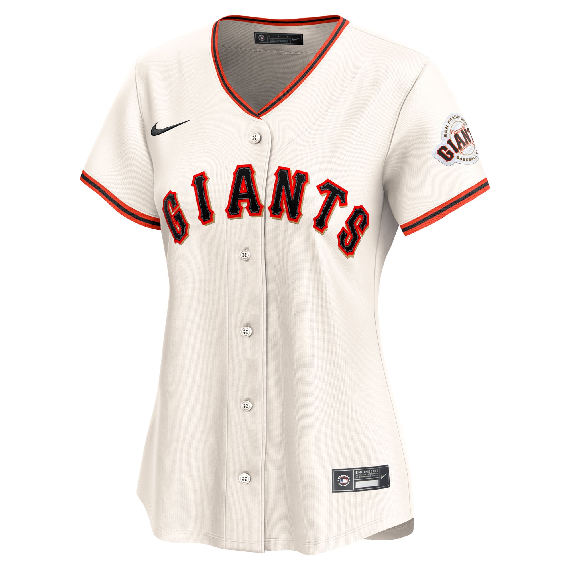 Rafael Devers San Francisco Giants Women's Home Limited Player Jersey - Cream - Image 3