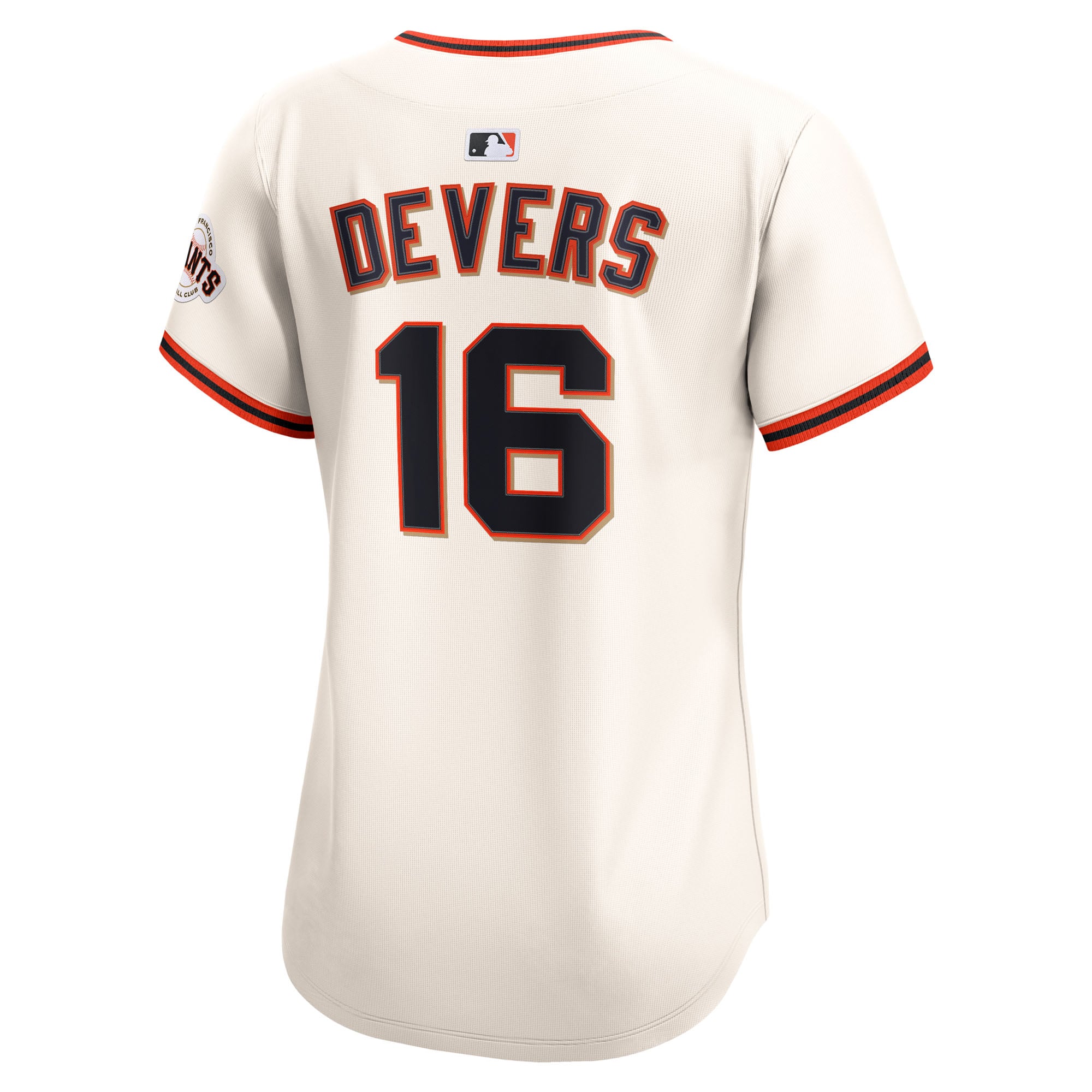 Rafael Devers San Francisco Giants Women's Home Limited Player Jersey - Cream - Image 4