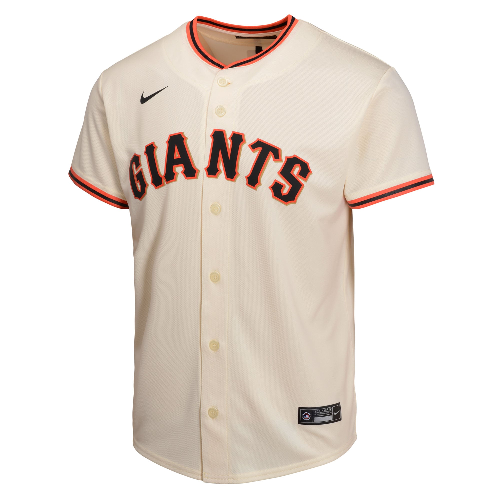 Rafael Devers San Francisco Giants Youth Home Player Game Jersey - Cream - Image 3