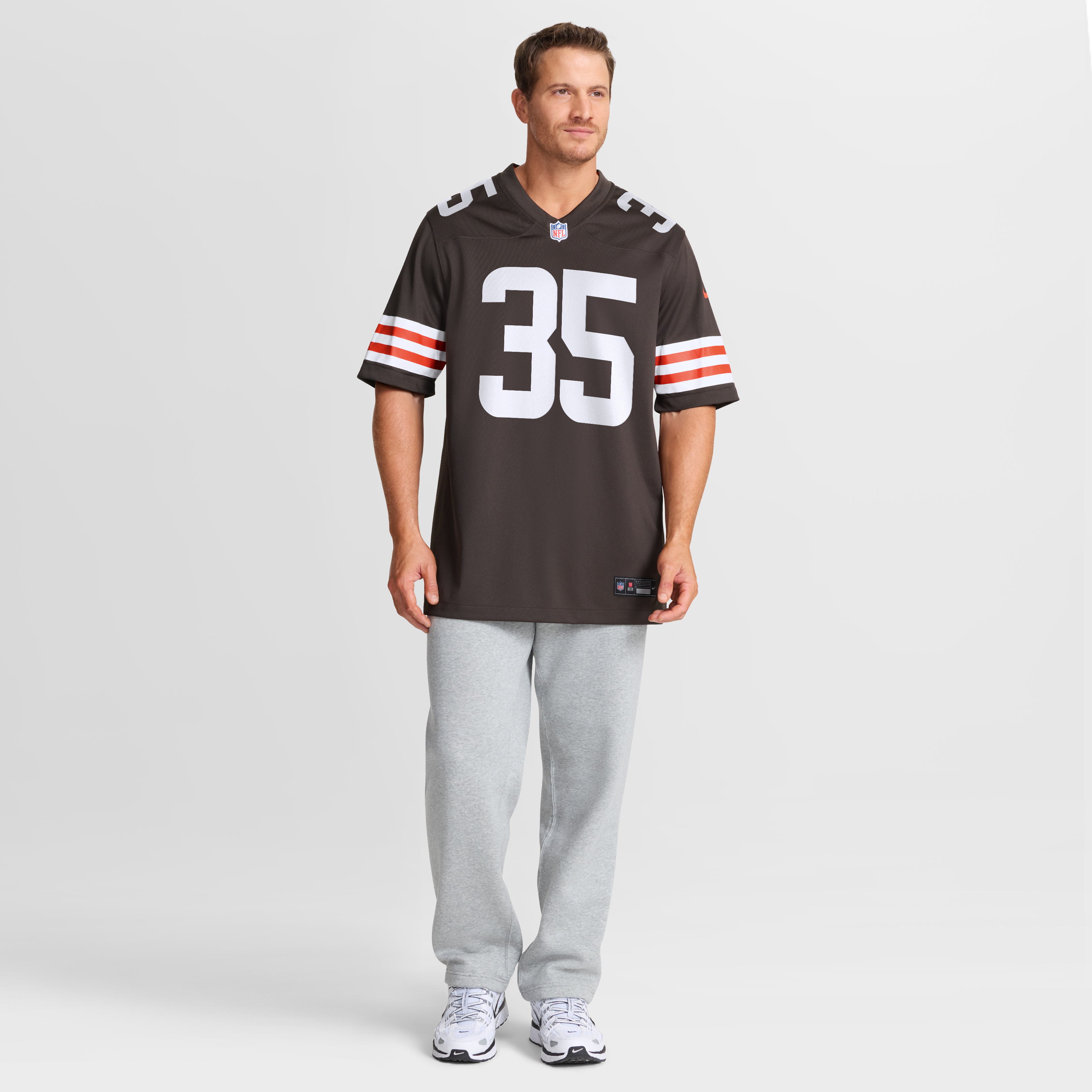 Raheim Sanders Cleveland Browns Team Game Jersey - Brown - Image 8