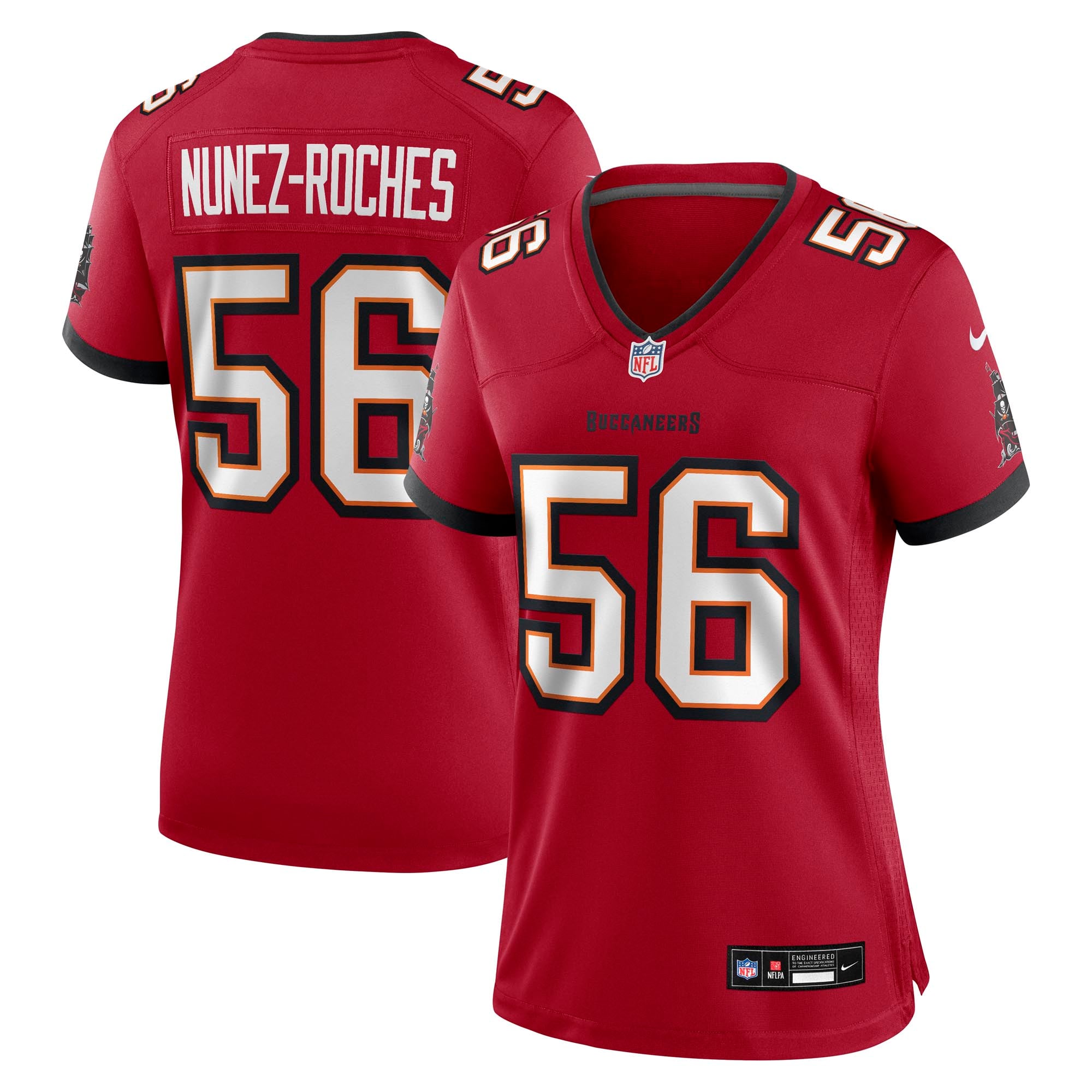 Rakeem Nunez-Roches Tampa Bay Buccaneers Women's Team Game Jersey - Red - Image 2