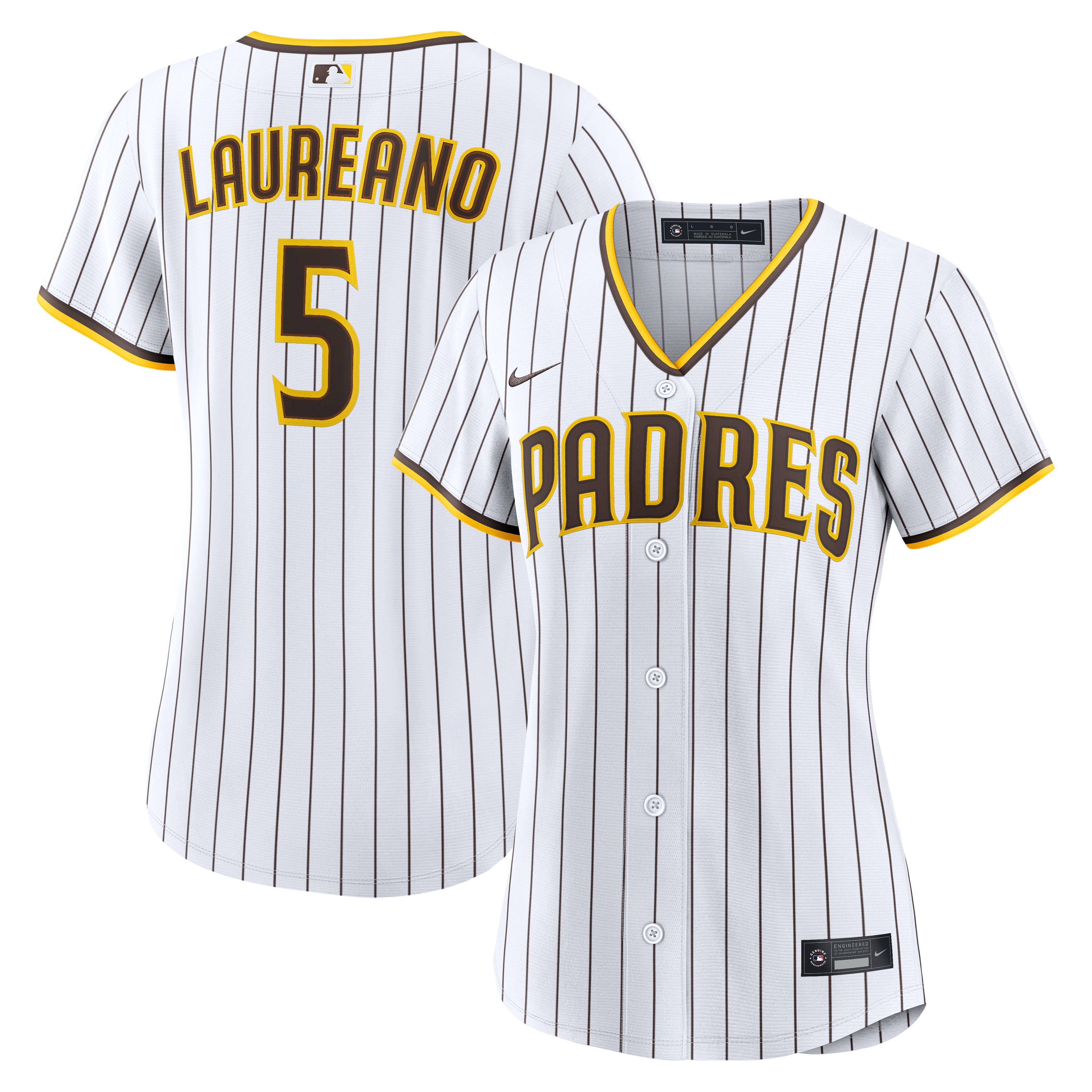 Ramón Laureano San Diego Padres Women's Home Jersey - White - Image 2