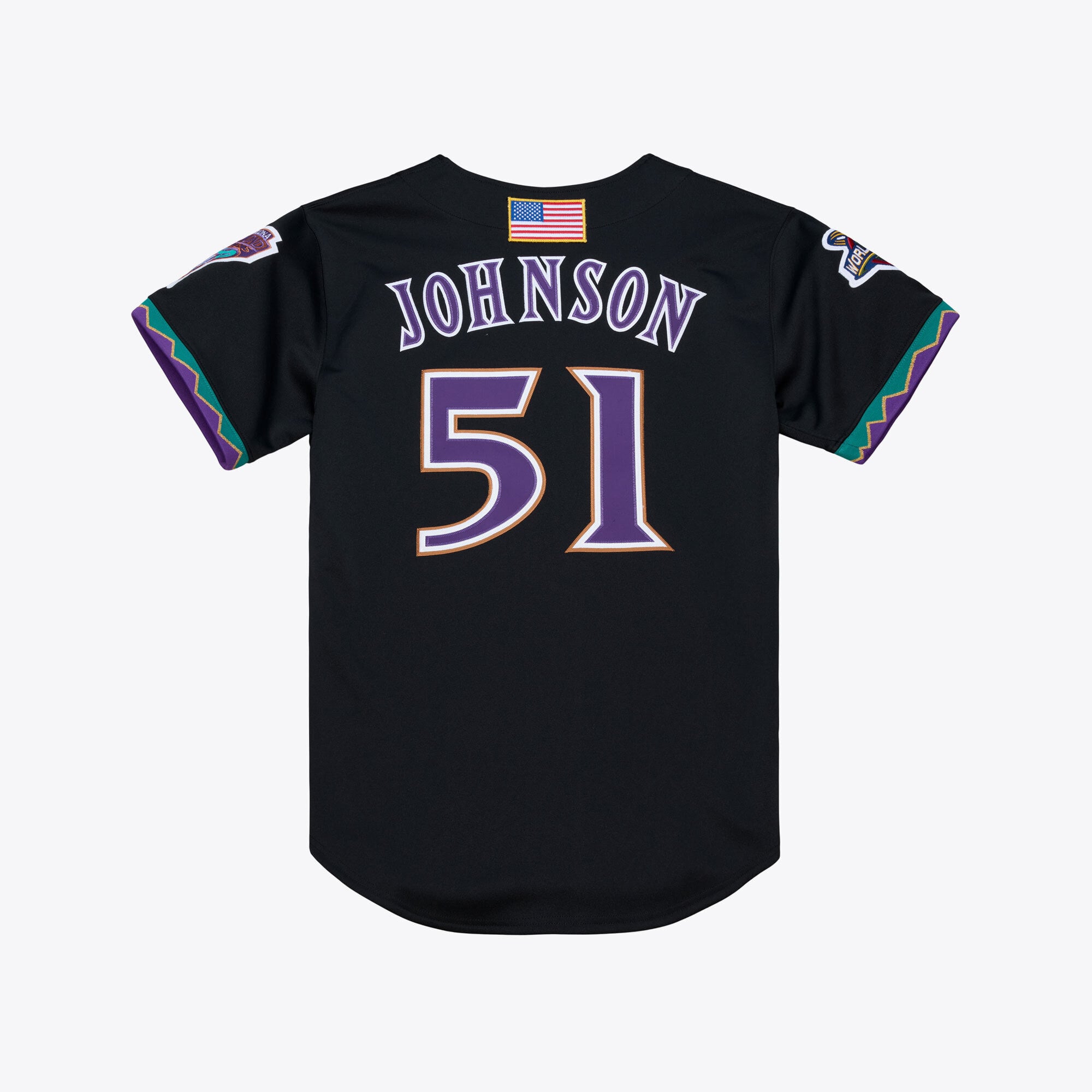 Randy Johnson Arizona Diamondbacks 2000 Throwback Jersey - Black - Image 3