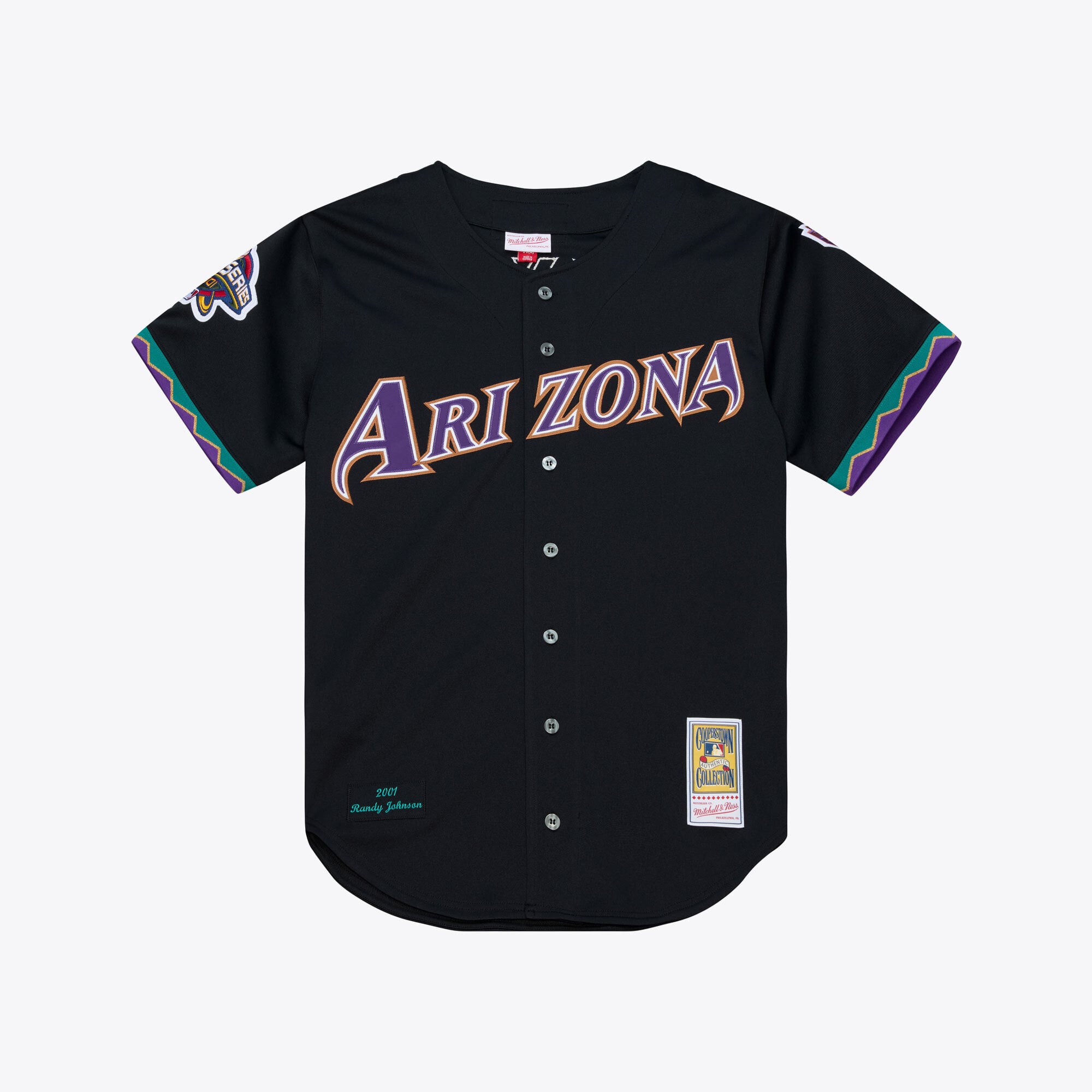 Randy Johnson Arizona Diamondbacks 2000 Throwback Jersey - Black