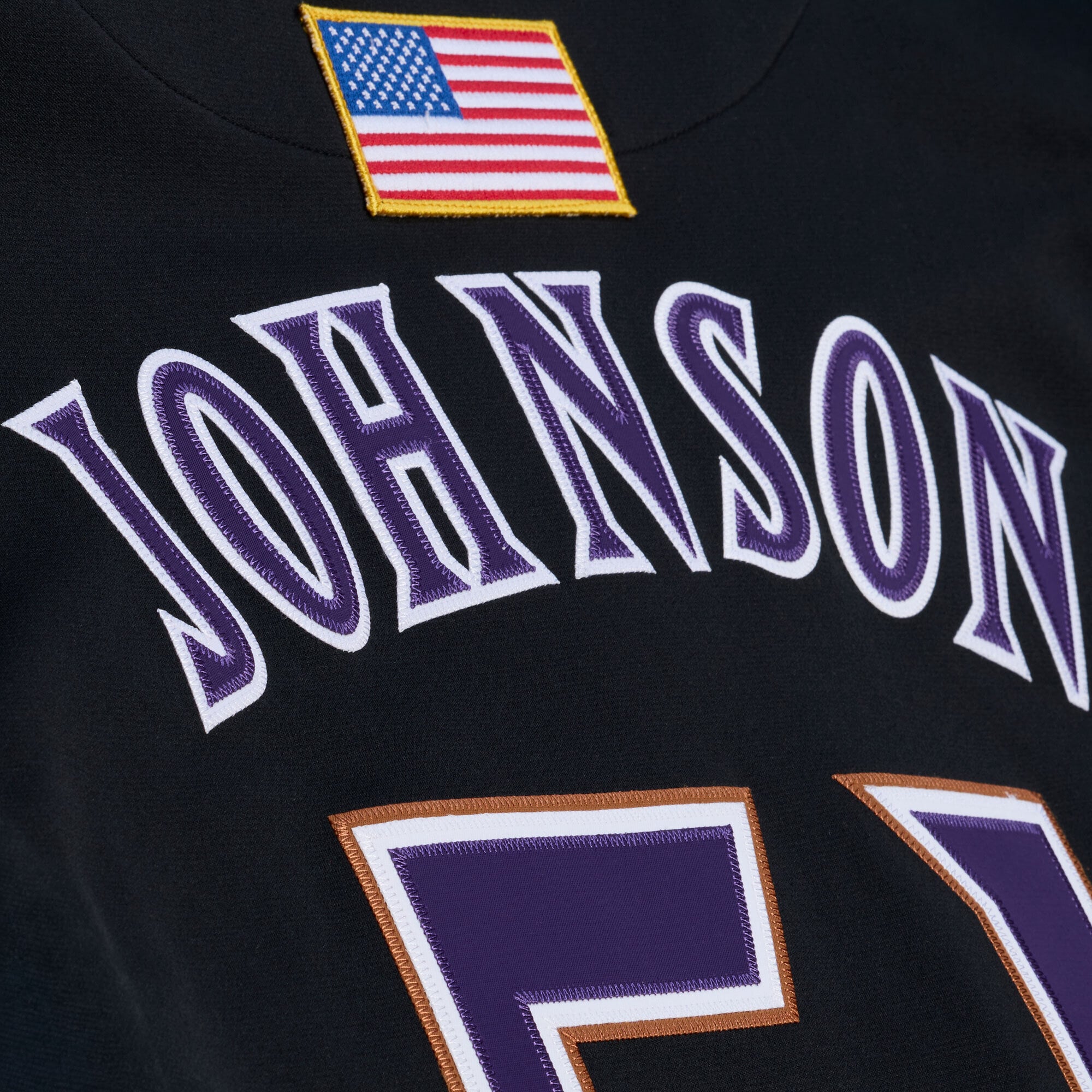 Randy Johnson Arizona Diamondbacks 2000 Throwback Jersey - Black - Image 9