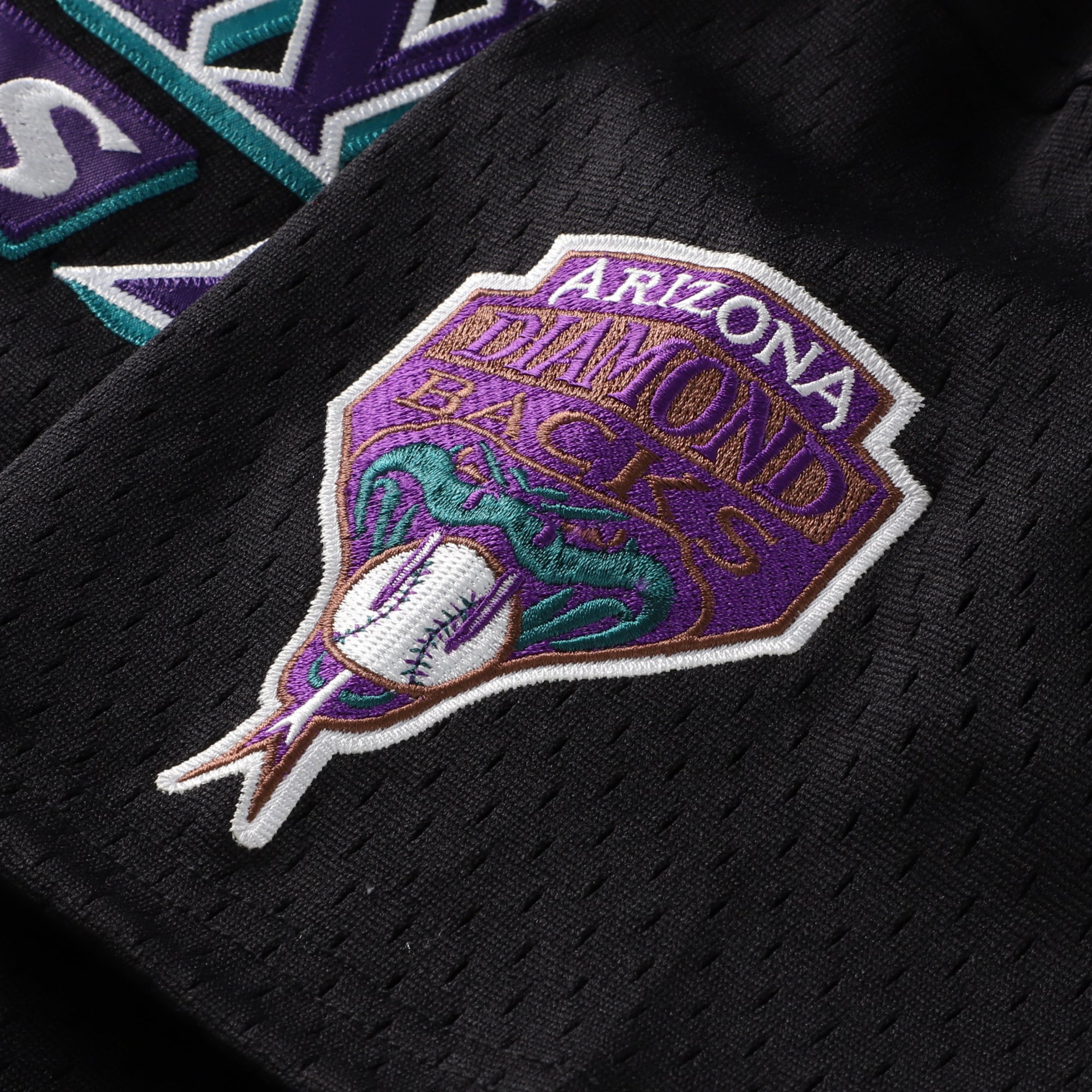 Randy Johnson Arizona Diamondbacks Youth Cooperstown Collection Mesh Batting Practice Jersey - Black - Image 7