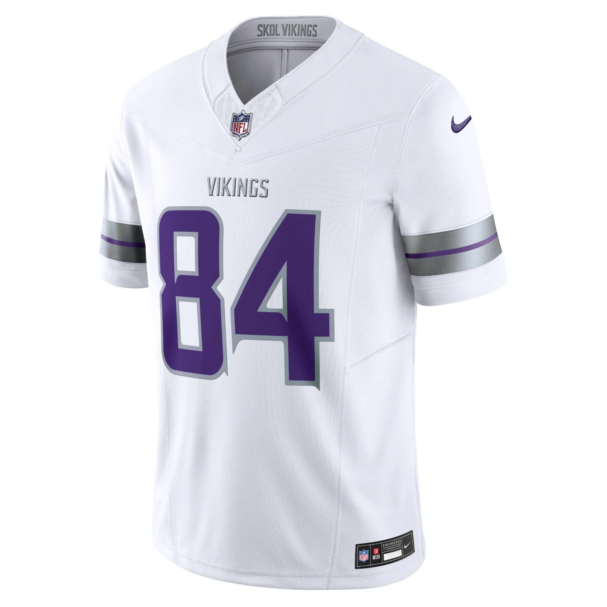 Randy Moss Minnesota Vikings Alternate Vapor F.U.S.E. Retired Player Limited Jersey - White - Image 3