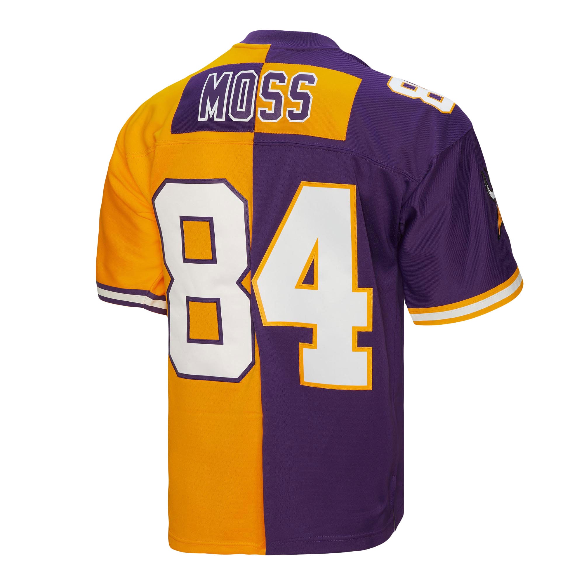 Randy Moss Minnesota Vikings 1998 Split Legacy Jersey - Purple/Gold - Image 4