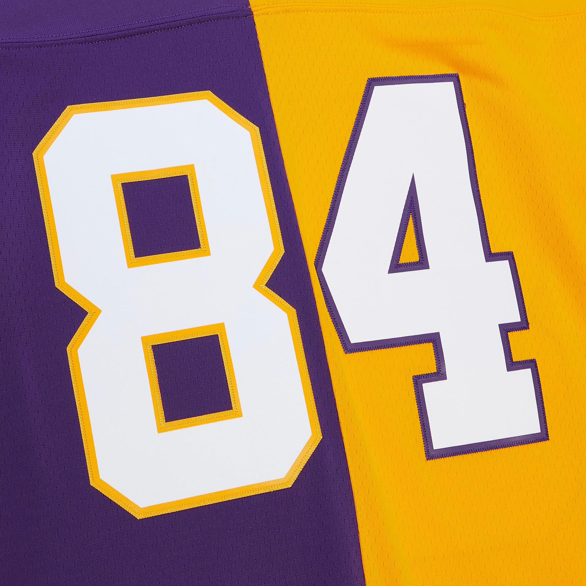 Randy Moss Minnesota Vikings 1998 Split Legacy Jersey - Purple/Gold - Image 5