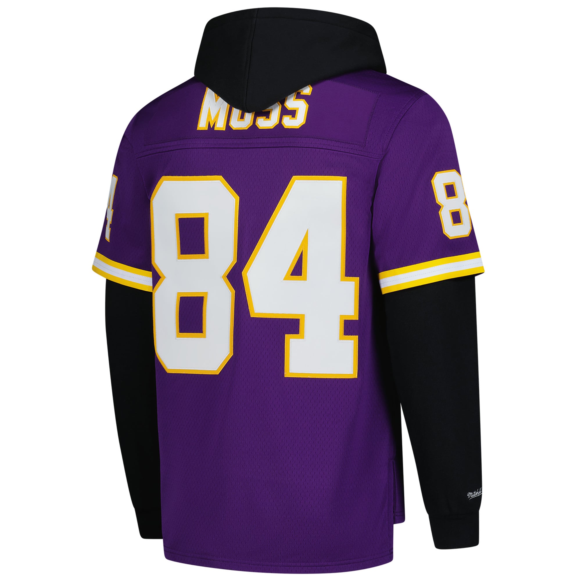 Randy Moss Minnesota Vikings Player Name & Number Hoodie Legacy Jersey - Purple - Image 4