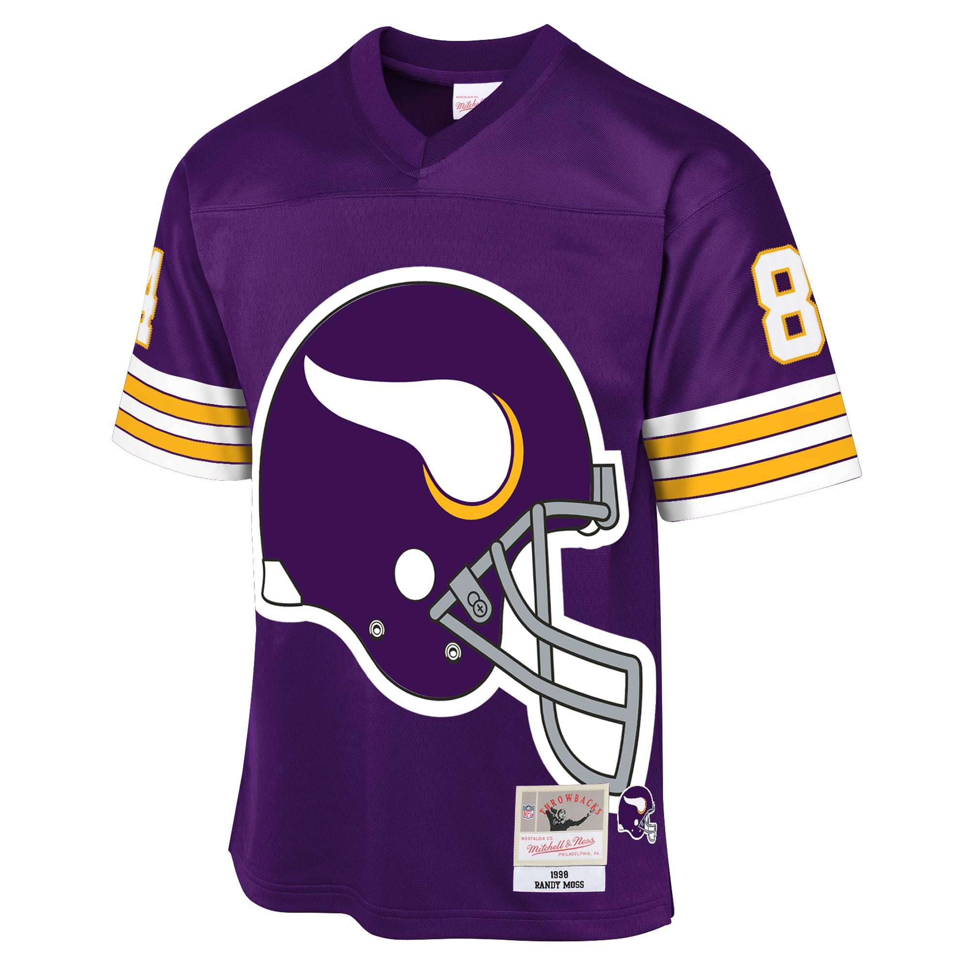 Randy Moss Minnesota Vikings Youth 1998 Throwback Fashion Jersey - Purple - Image 3