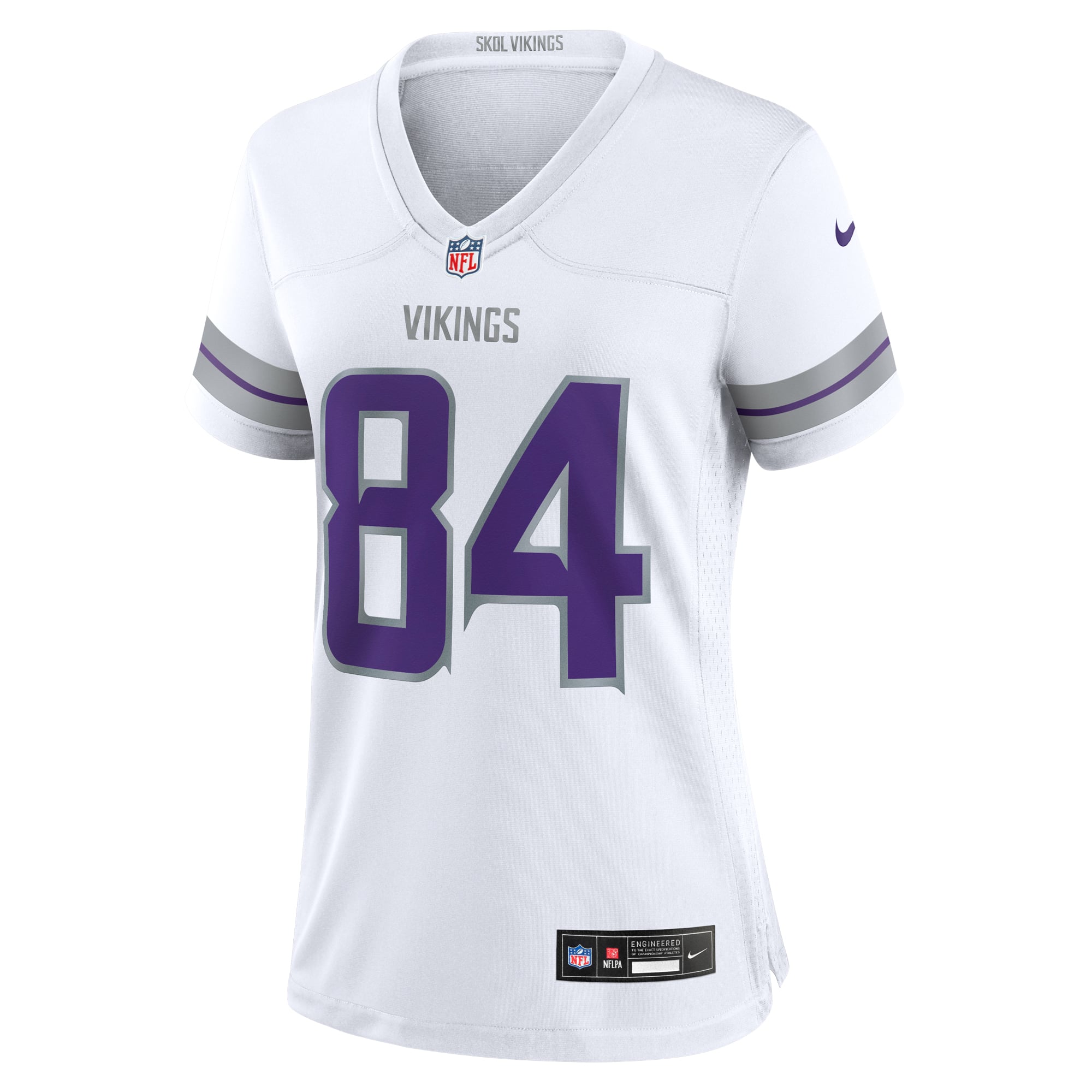 Randy Moss Minnesota Vikings Women's Alternate Retired Player Game Jersey - White - Image 3