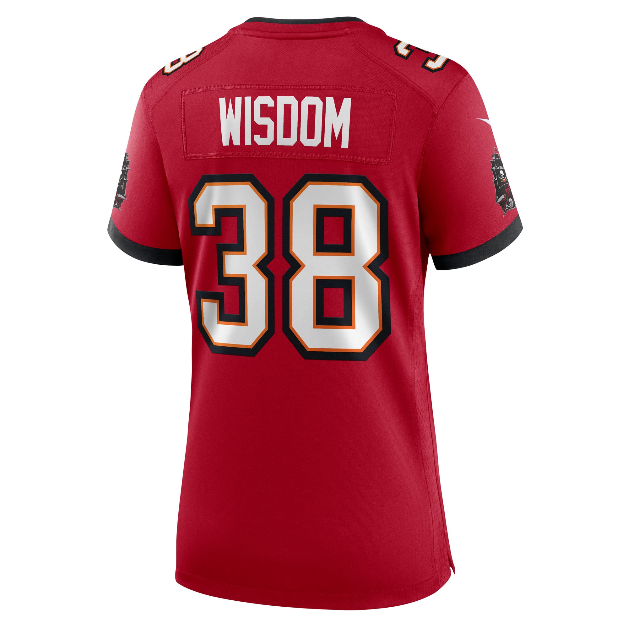 Rashad Wisdom Tampa Bay Buccaneers Women's Team Game Jersey - Red - Image 4