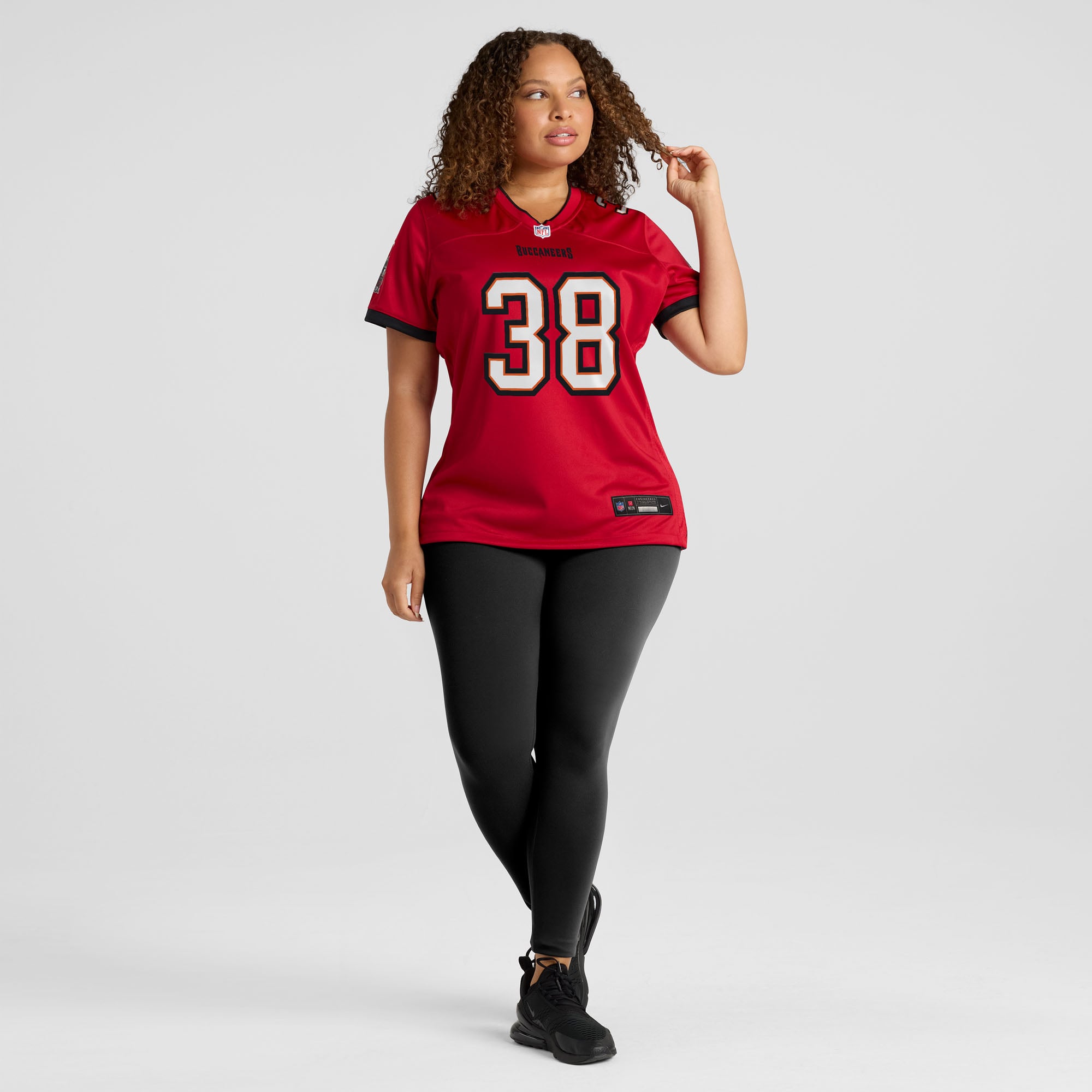 Rashad Wisdom Tampa Bay Buccaneers Women's Team Game Jersey - Red - Image 7