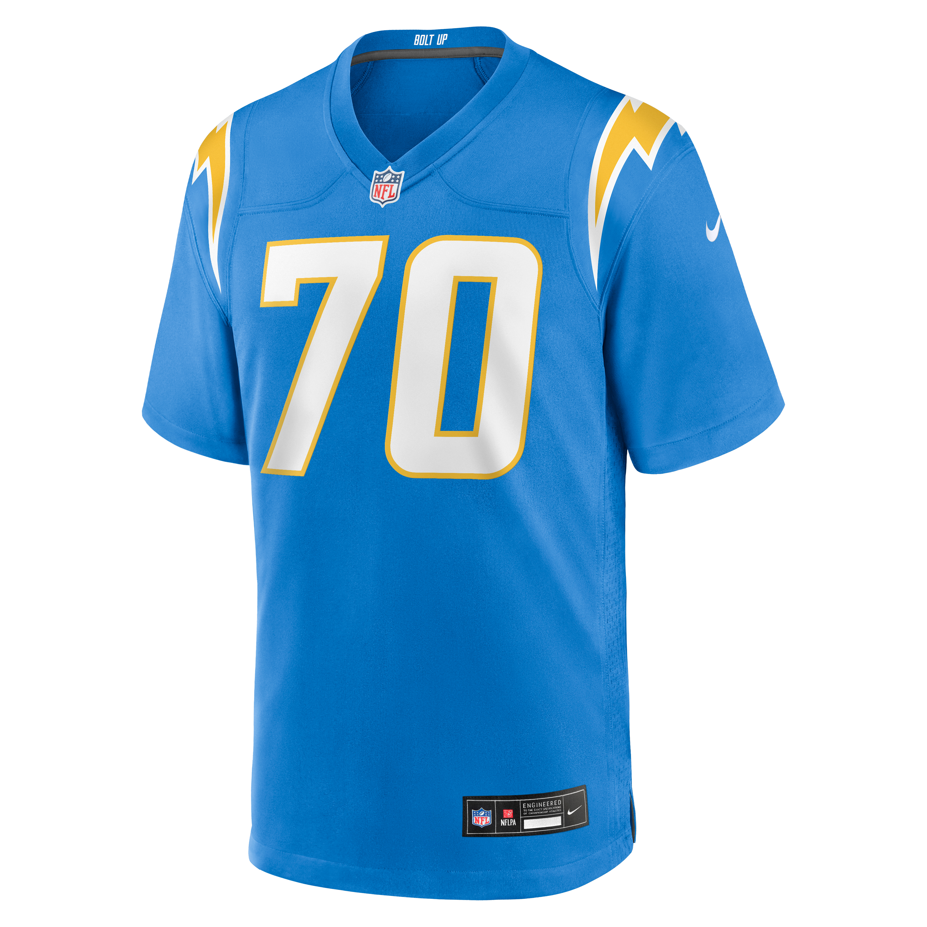 Rashawn Slater Los Angeles Chargers Game Jersey - Powder Blue - Blue - Image 3