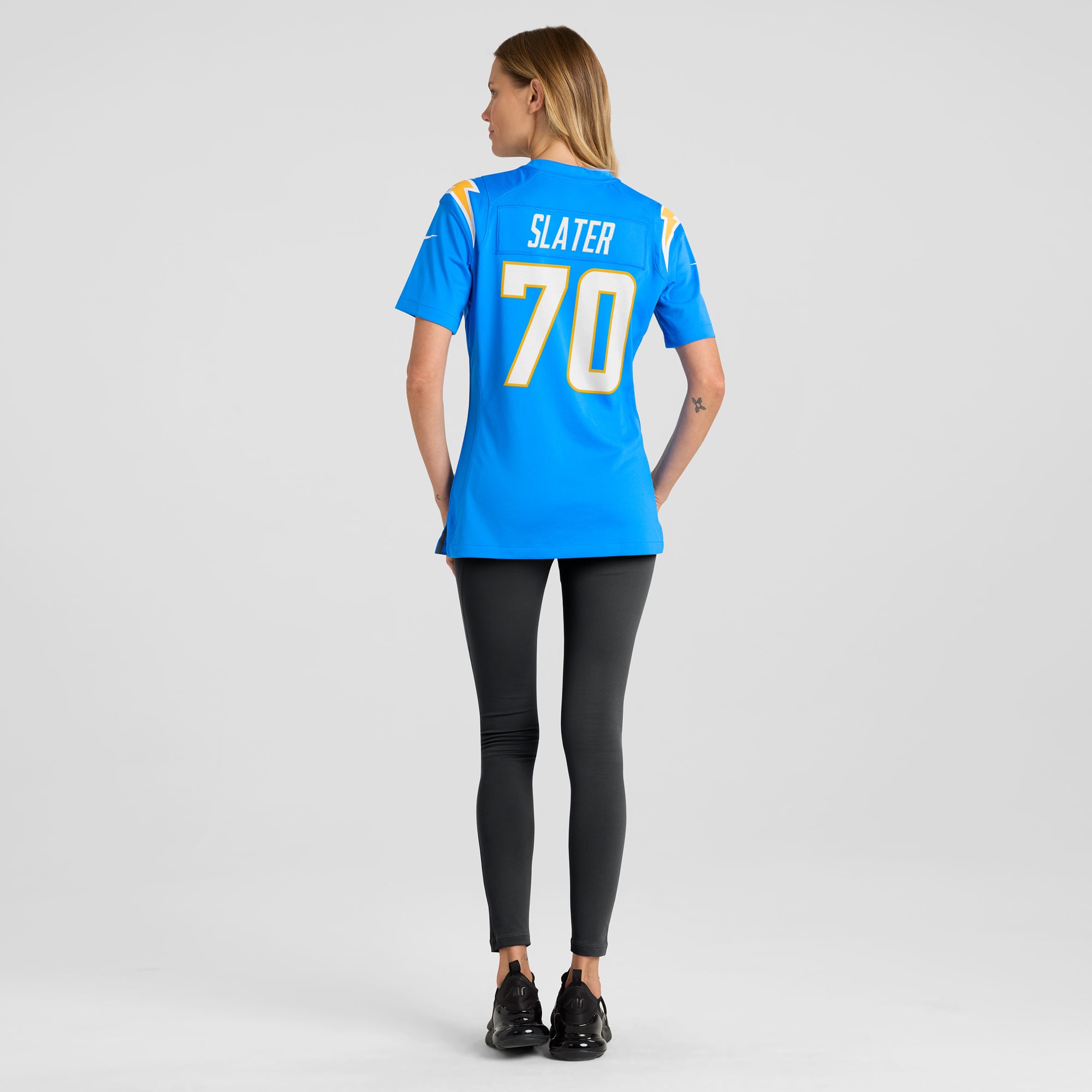 Rashawn Slater Los Angeles Chargers Women's Game Jersey - Powder Blue - Image 6